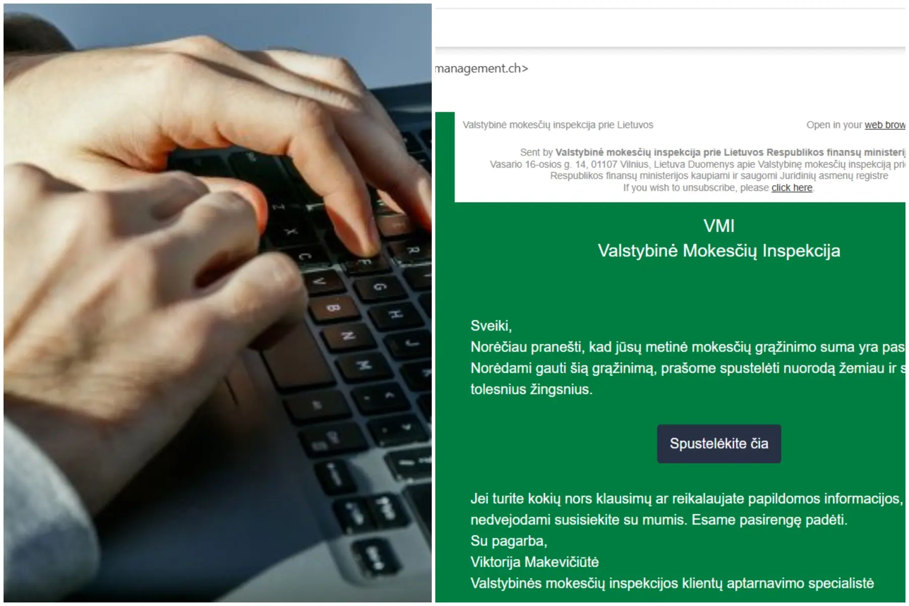 Sukčiai, VMI