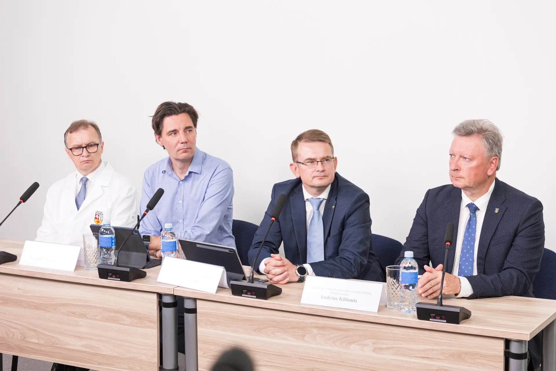 Spaudos konferencija Kauno klinikose / R. Tenio nuotr.