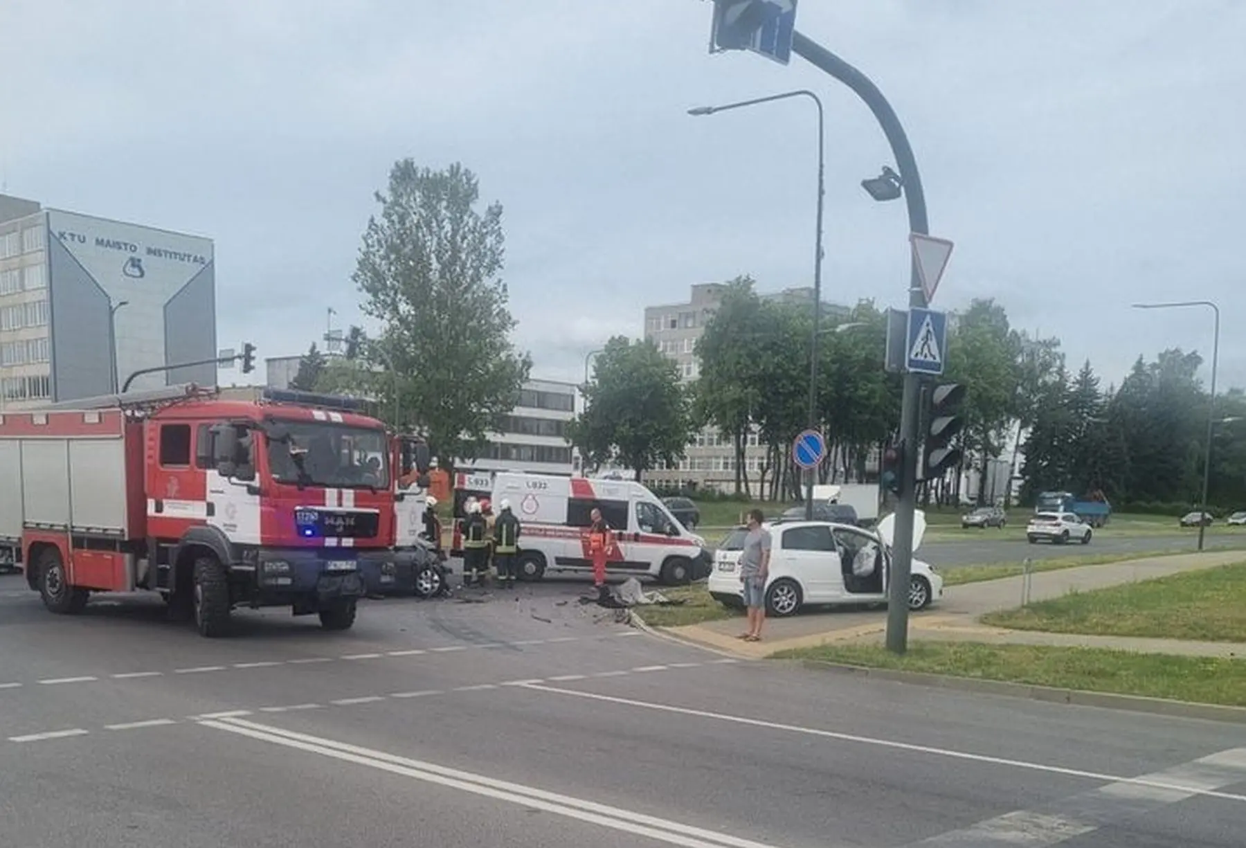 avarija prie urmo