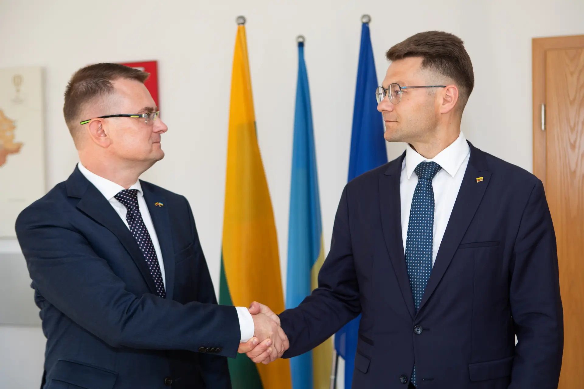 A. Pečkauskas ir A. Dulkys / R. Riabovas / BNS nuotr.