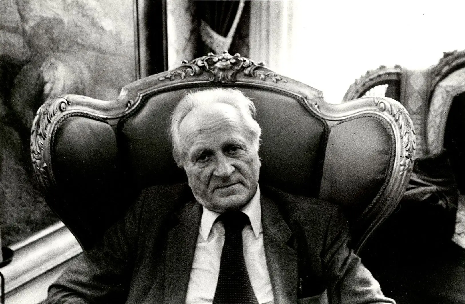 M. Žilinskas savo namuose Vakarų Berlyne, 1982./A. Sutkaus nuotr.