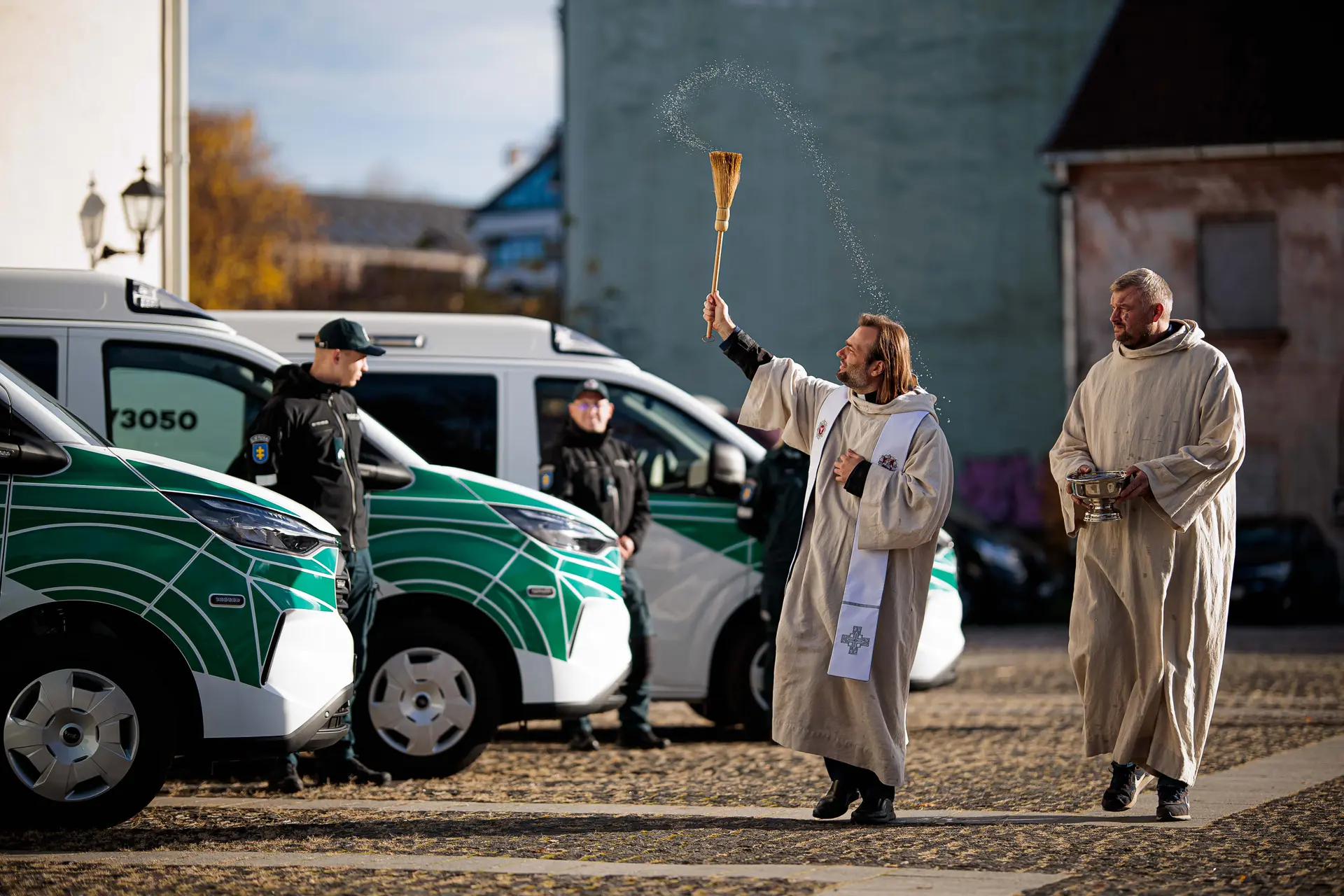 Nauji policijos tarnybiniai automobiliai / ELTA / J. Elinsko nuotr.