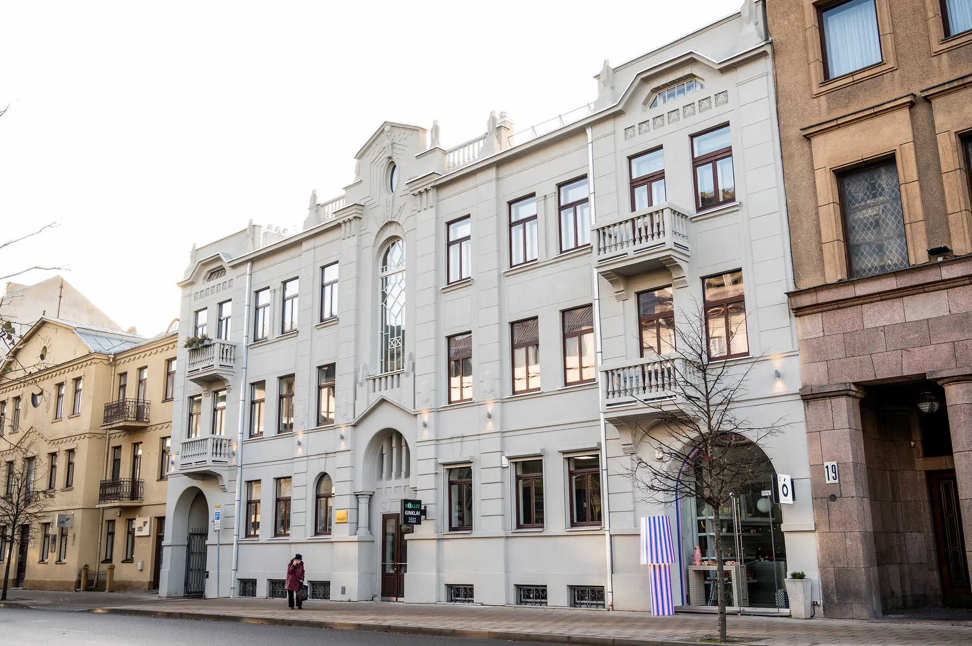Atnaujintas pastatas A. Mickevičiaus gatvėje