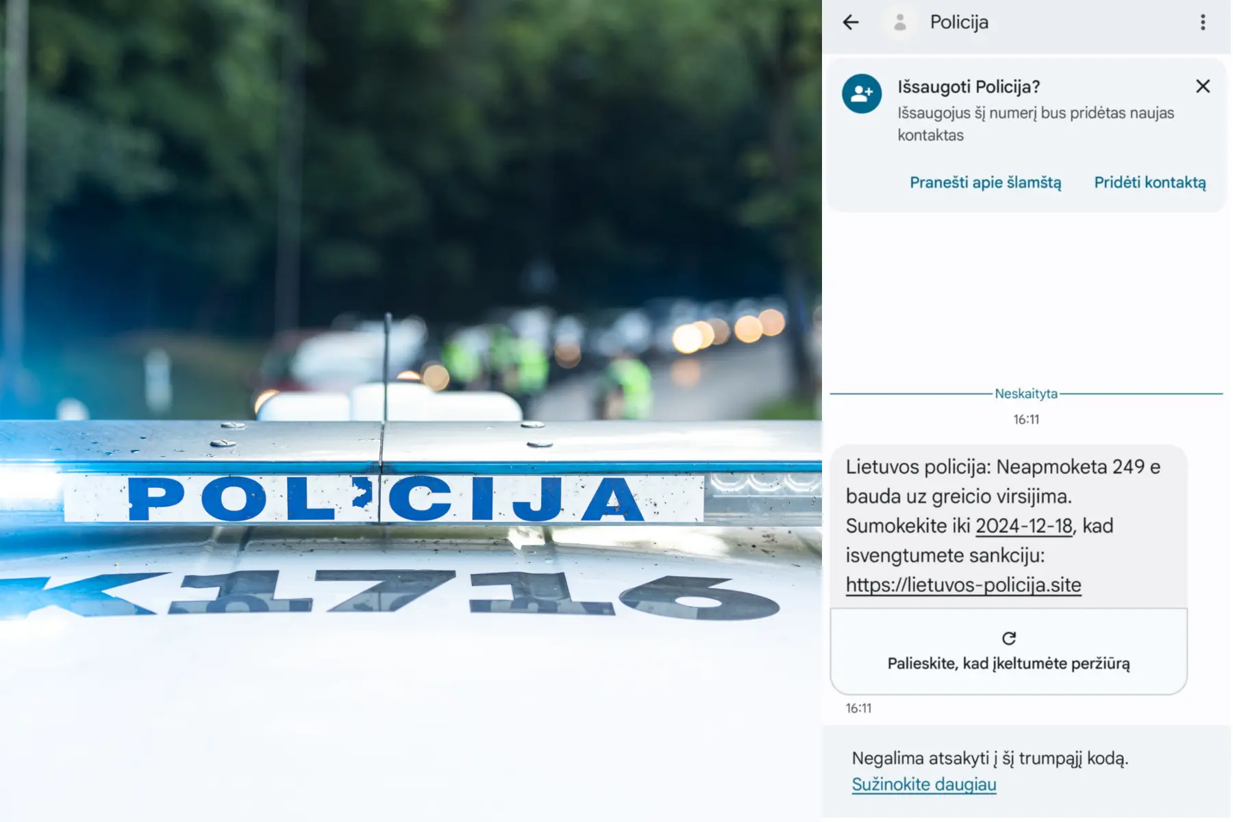 Policija, sukčiai