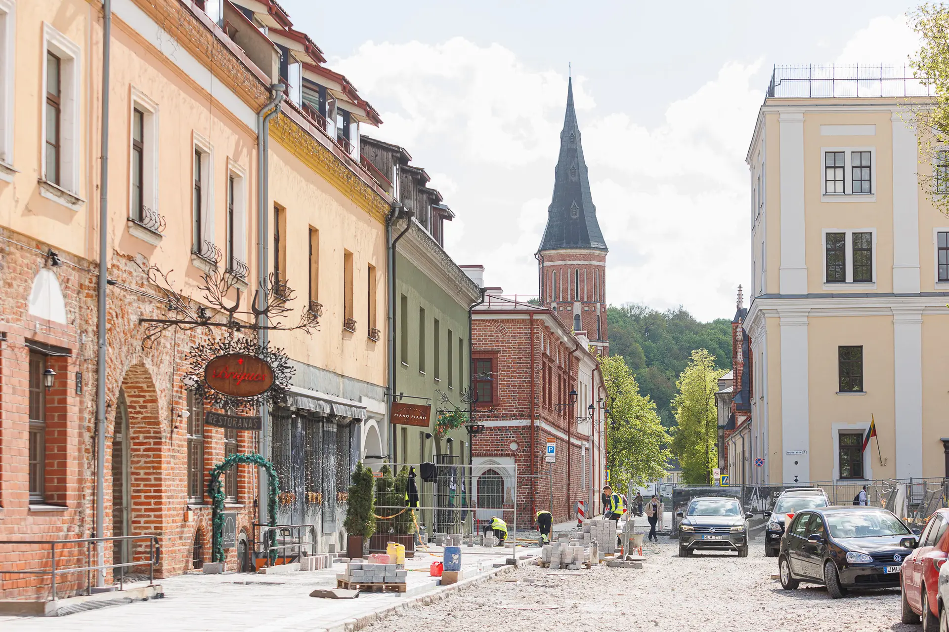 Rotušės aikštės rekonstrukcija / R. Tenio nuotr.