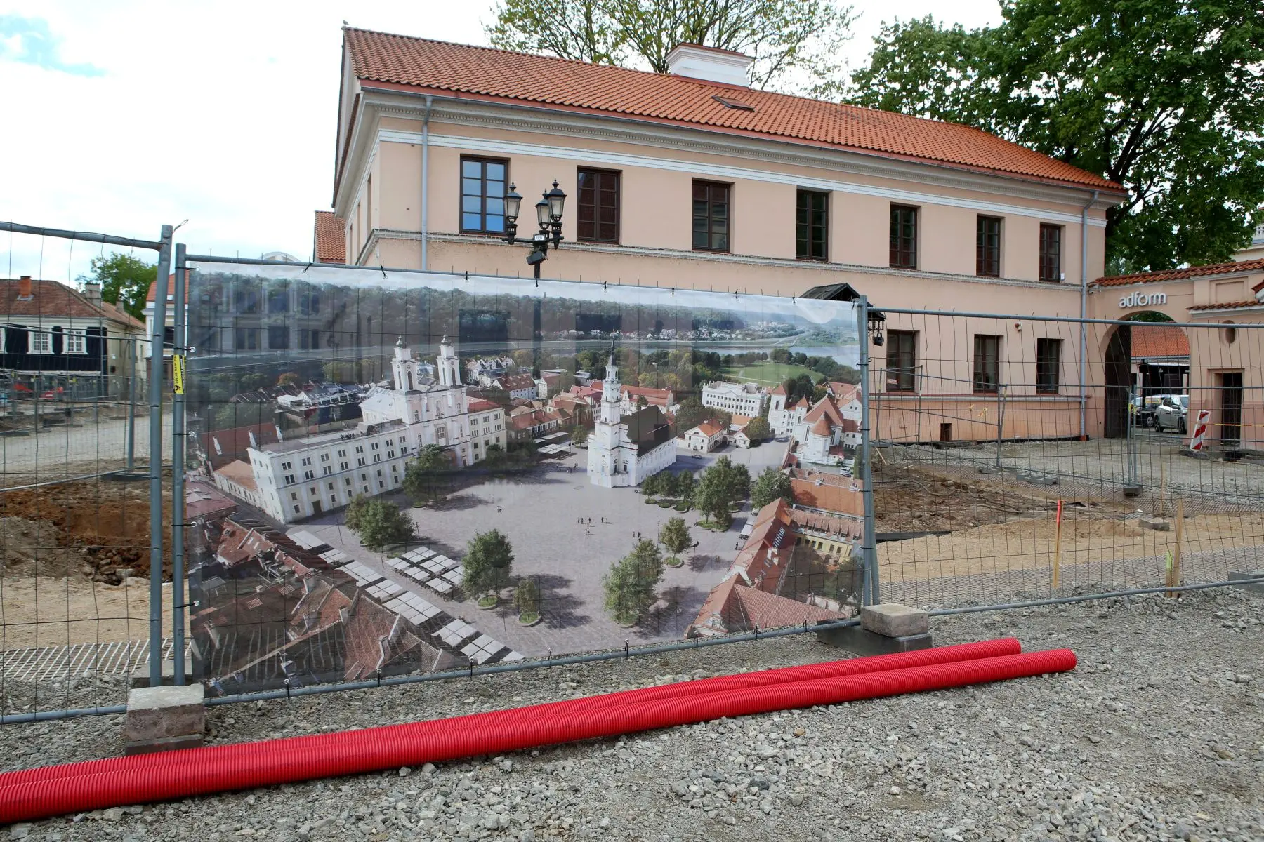 Rotušės aikštės rekonstrukcija / M. Patašiaus nuotr.
