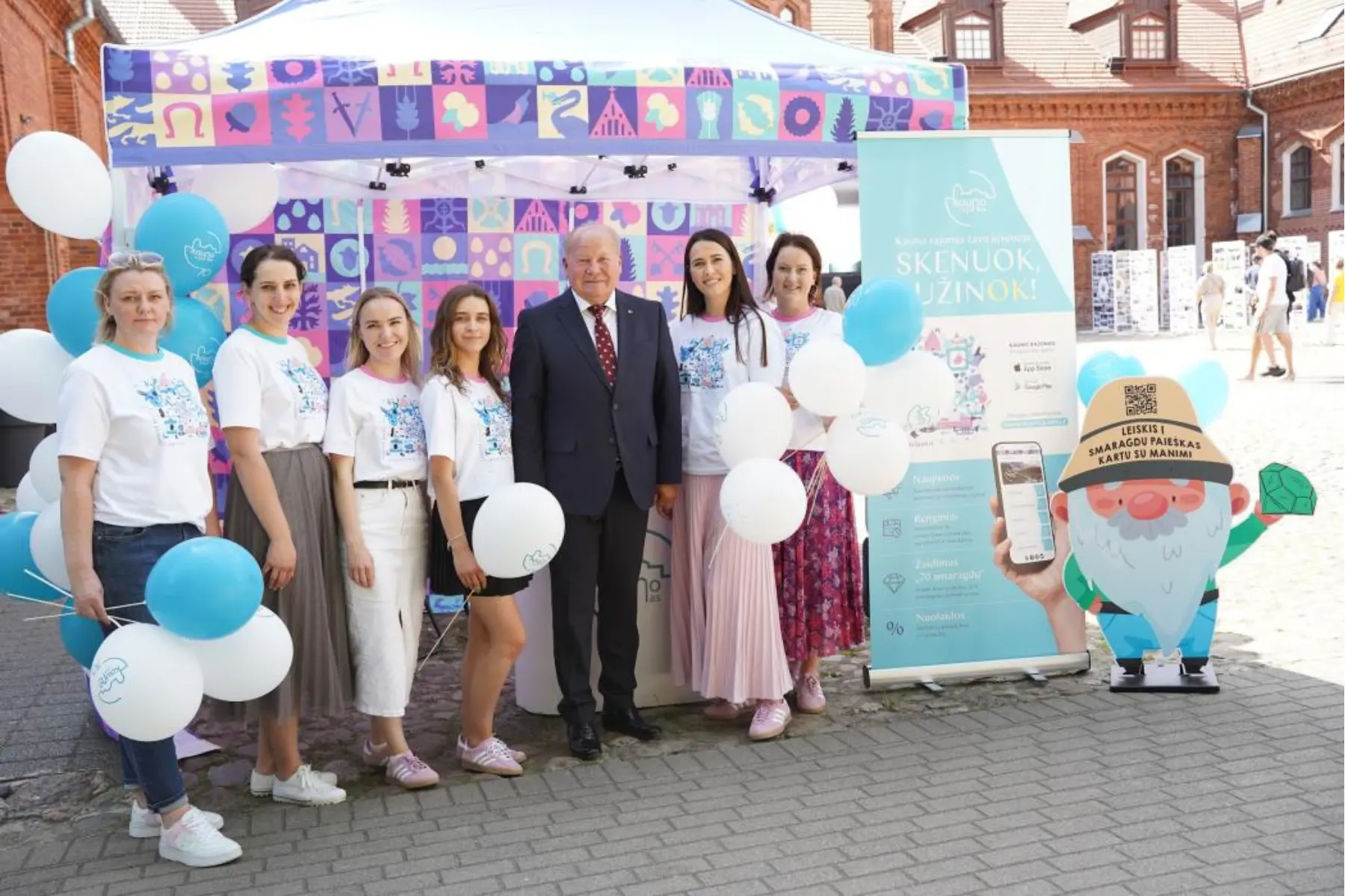 Programėlės „Kauno rajonas“ pristatymas/Organizatorių nuotr.
