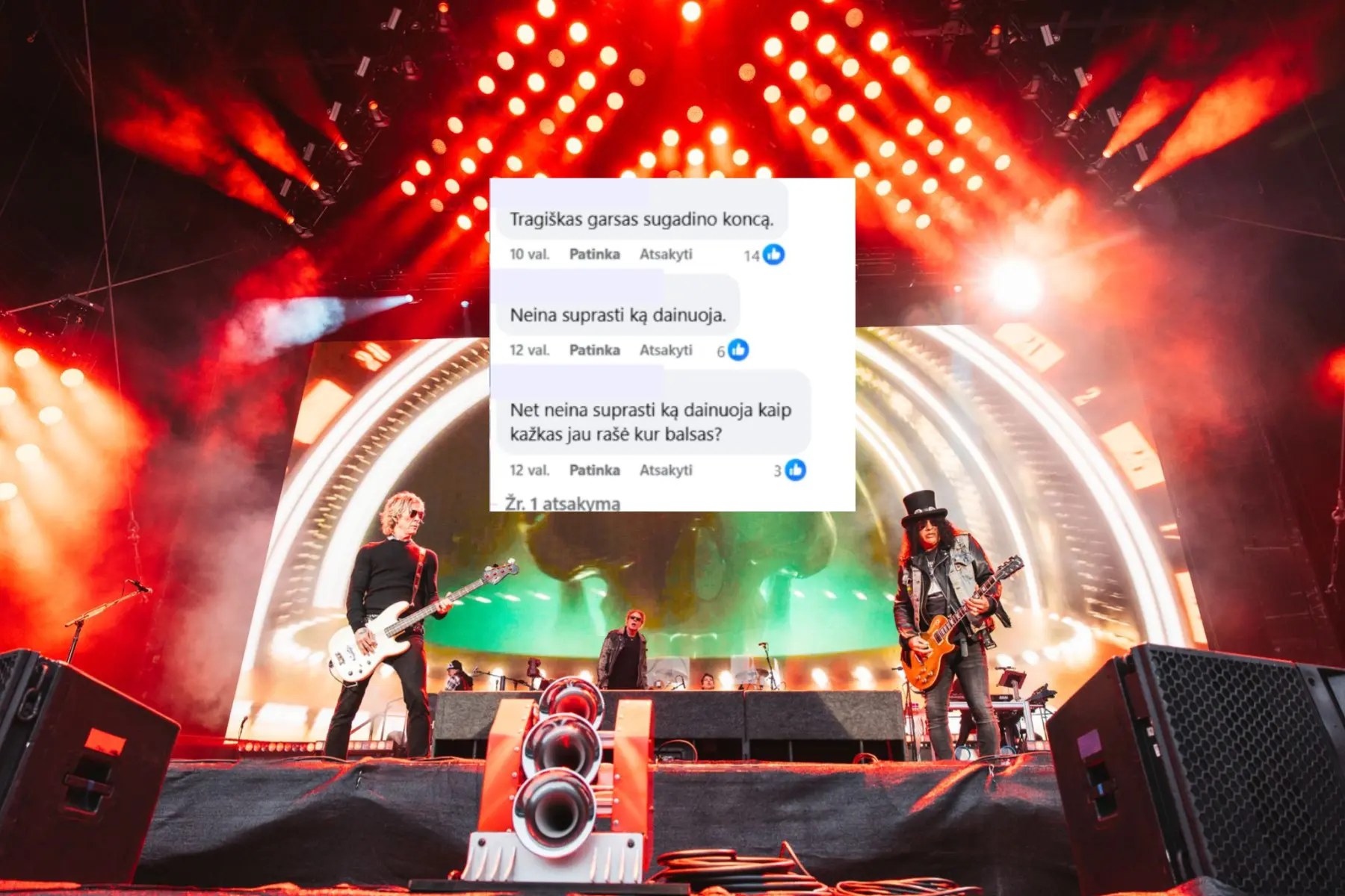 „Guns N' Roses“ koncertas Kauno stadione / Organizatorių nuotr.