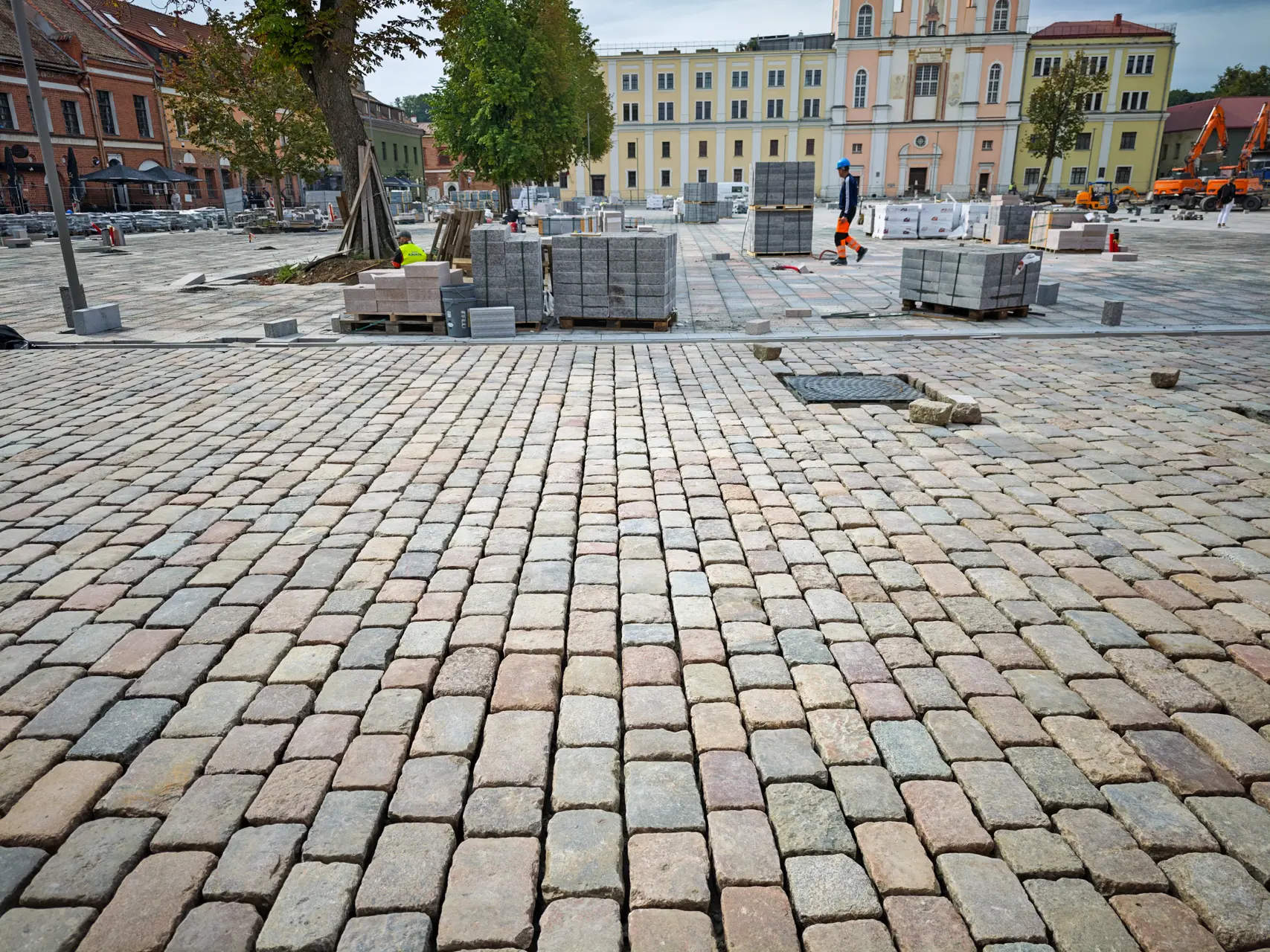 Rotušės aikštės rekonstrukcija / R. Tenio nuotr.