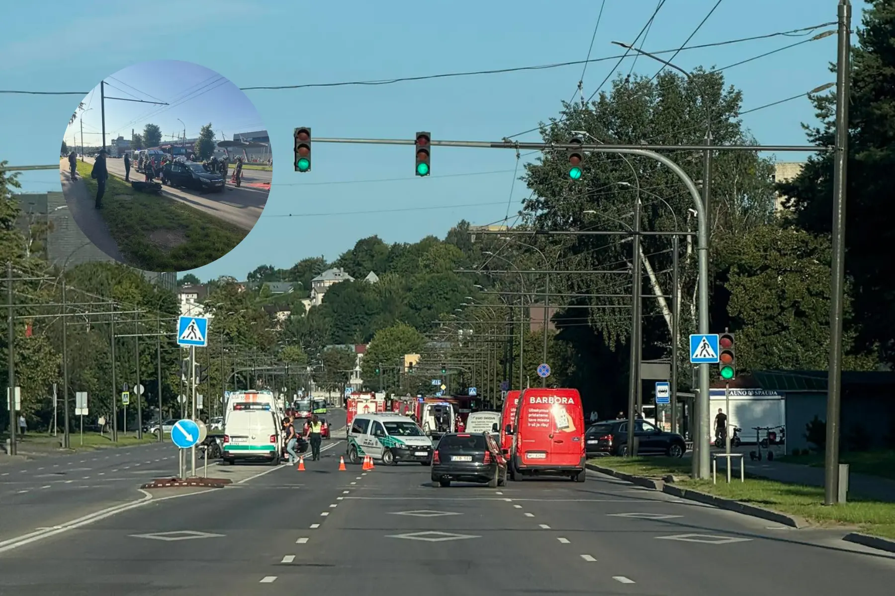 Avarija Varnių gatvėje
