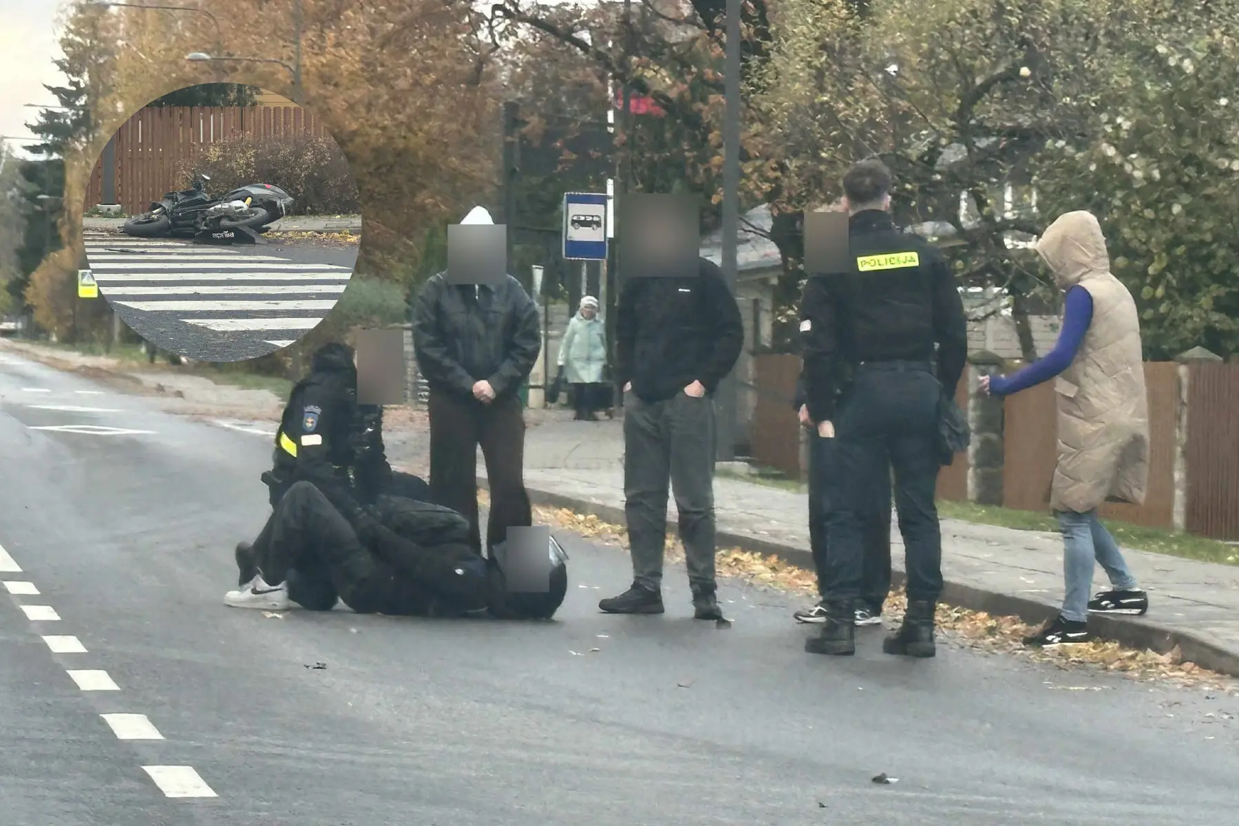 Avarija Prancūzų gatvėje / skaitytojo nuotr.