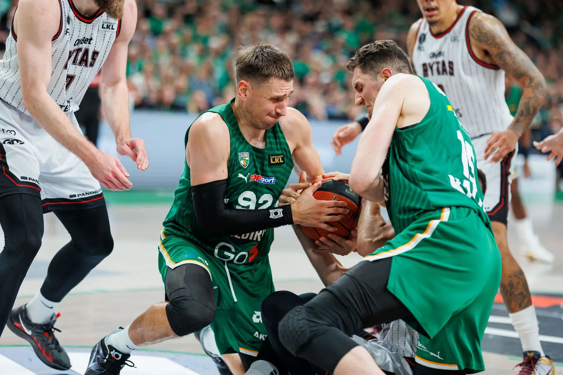 Kauno „Žalgiris“ ir Vilniaus „Rytas“ / E. Ovčarenko / BNS nuotr.