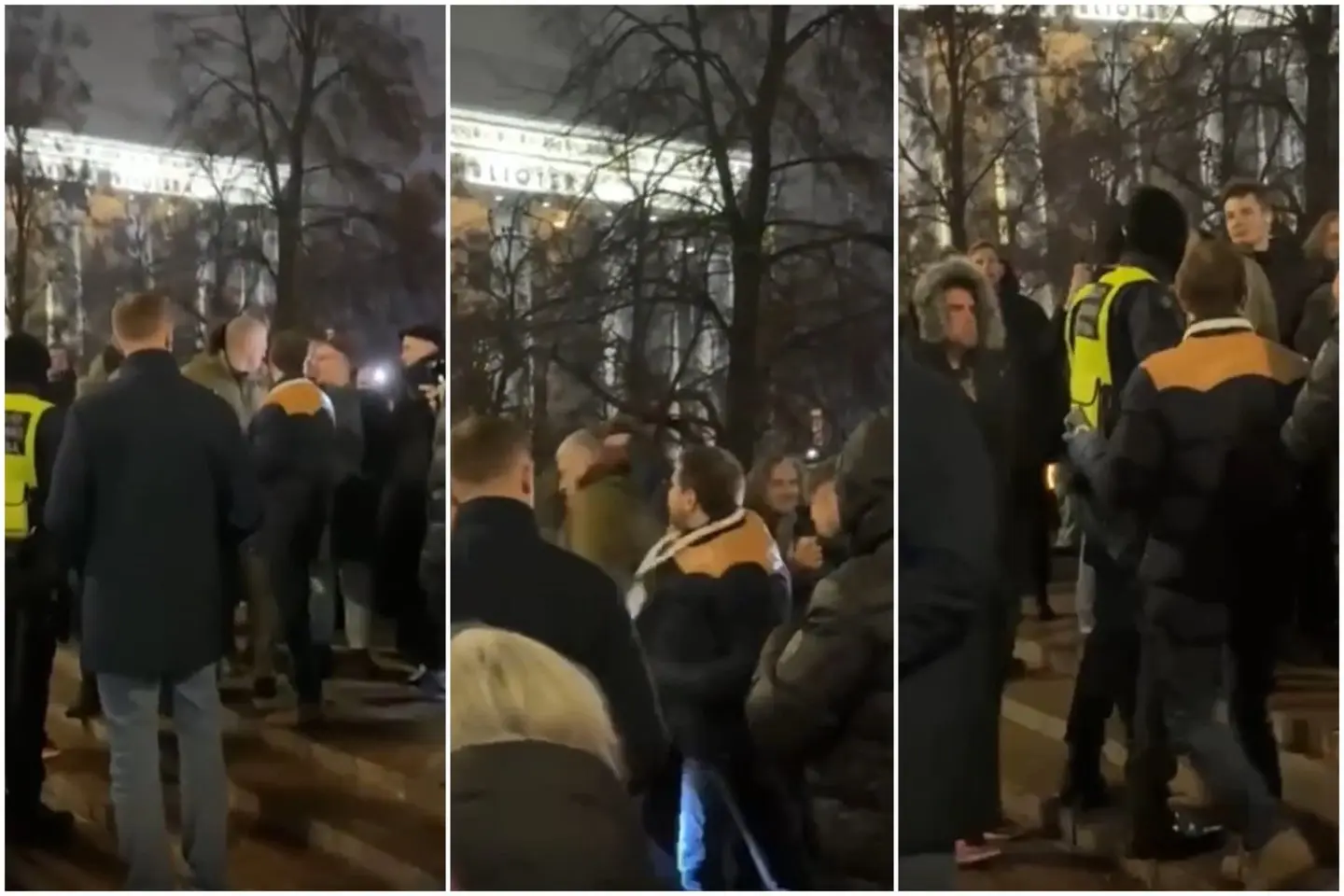 A. Kandrotas įsivėlė į konfliktą prie Seimo / Stop kadro nuotr. / Lrytas