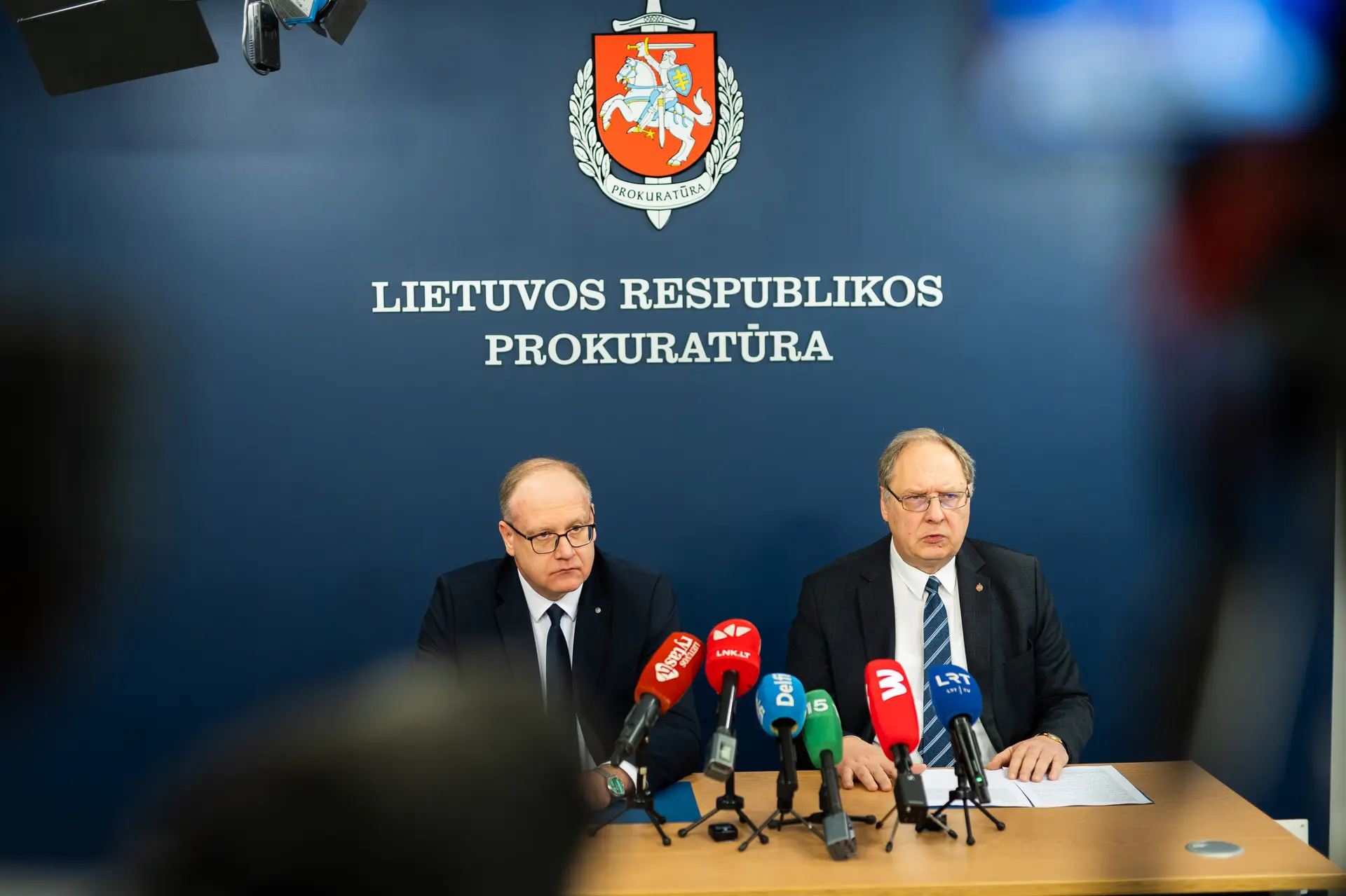 Spaudos konferencija apie ikiteisminį tyrimą dėl korupcinių veikų, susijusių su Valstybinės augalininkystės tarnybos veikla