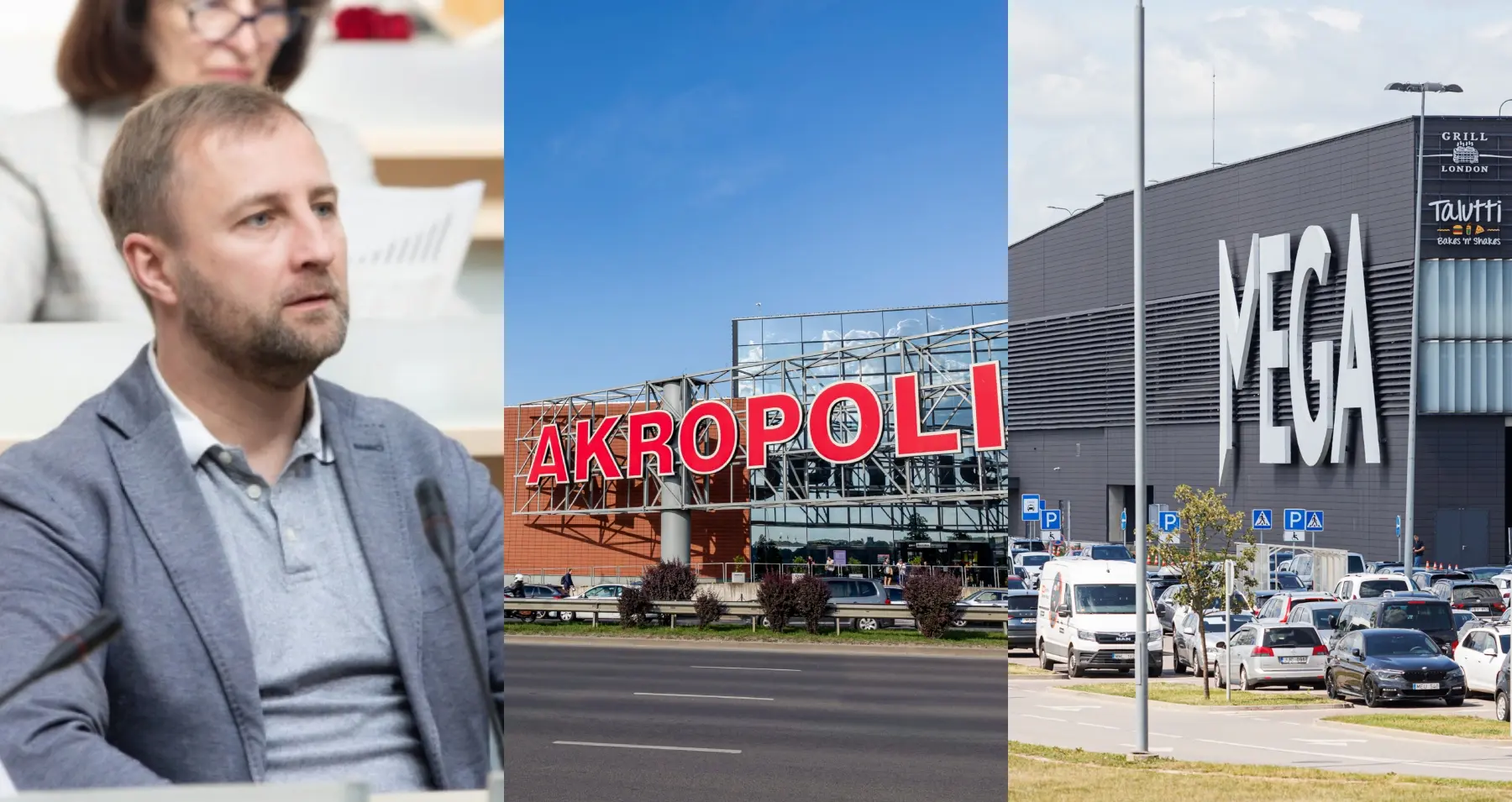 Šarūnas Matijošaitis, „Akropolis“, „Mega“ („Kas vyksta Kaune“ fotomontažas)
