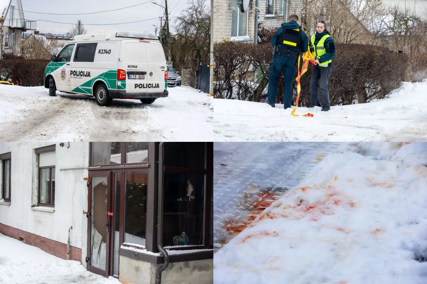 Žmogžudystė Endriejevo gatvėje Kaune / BNS nuotr.