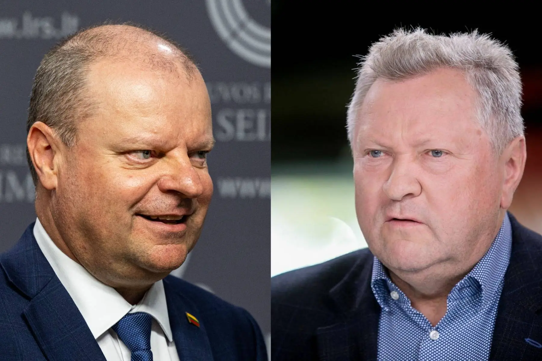Saulius Skvernelis ir Kazys Starkevičius / BNS ir DELFI nuotr.