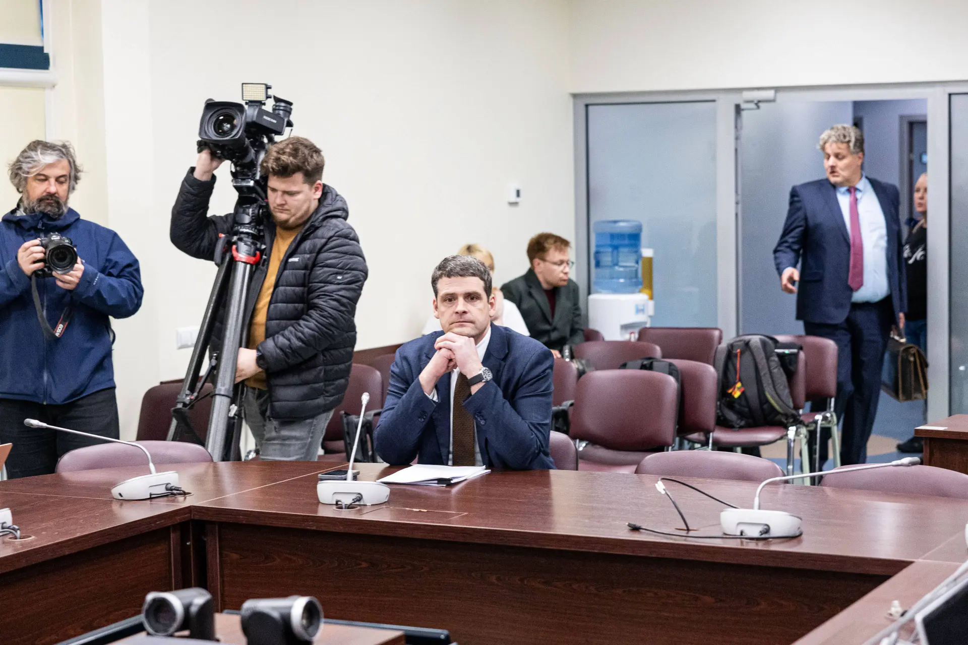 Remigijus Žemaitaitis VRK posėdyje / P. Peleckio / BNS nuotr.