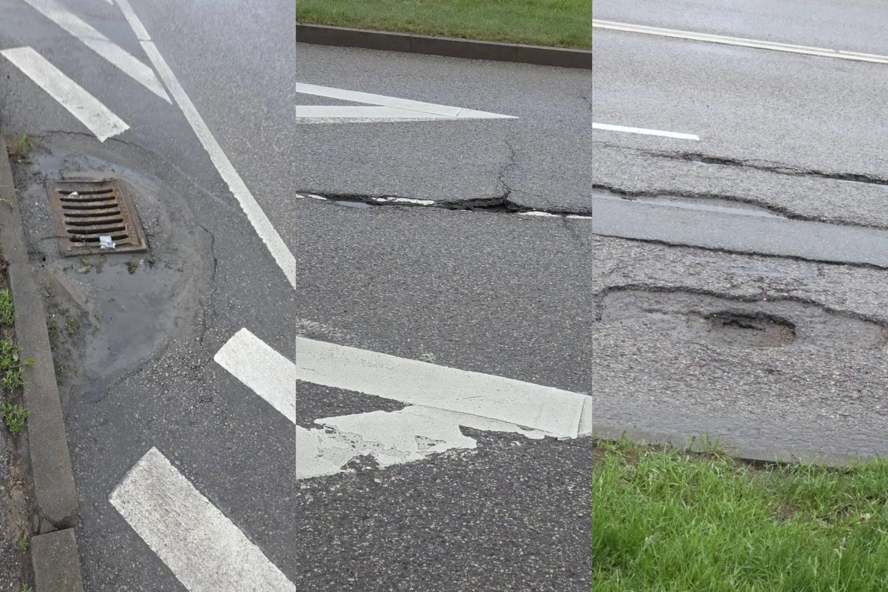 Gatvių būklė Šilainiuose / Skaitytojo nuotr.