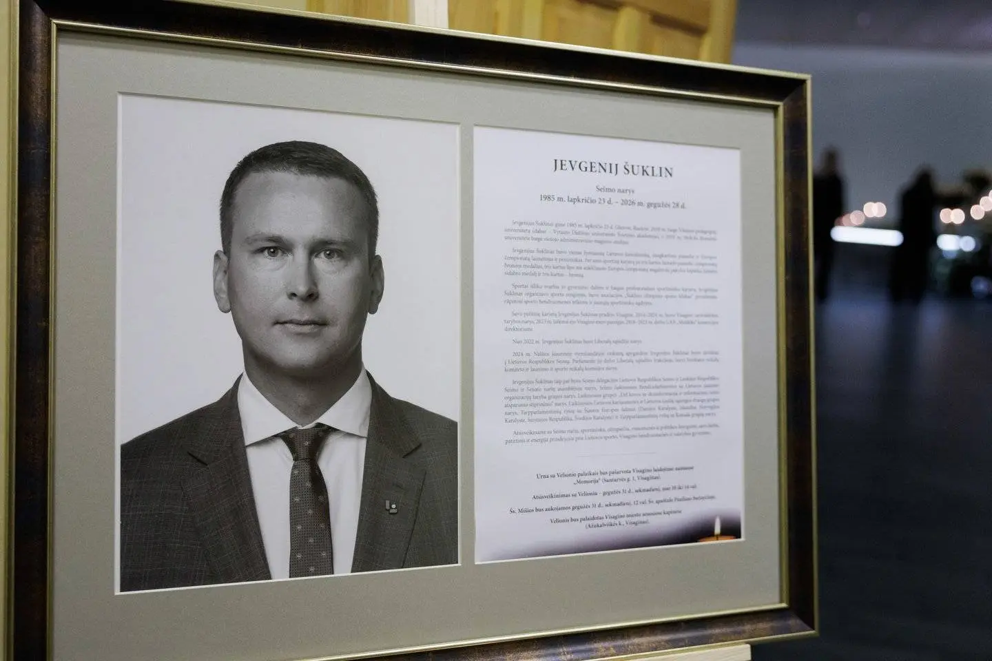 Jevgenijaus Šuklino laidotuvės / Lrytas.lt / V. Skaraičio nuotr.