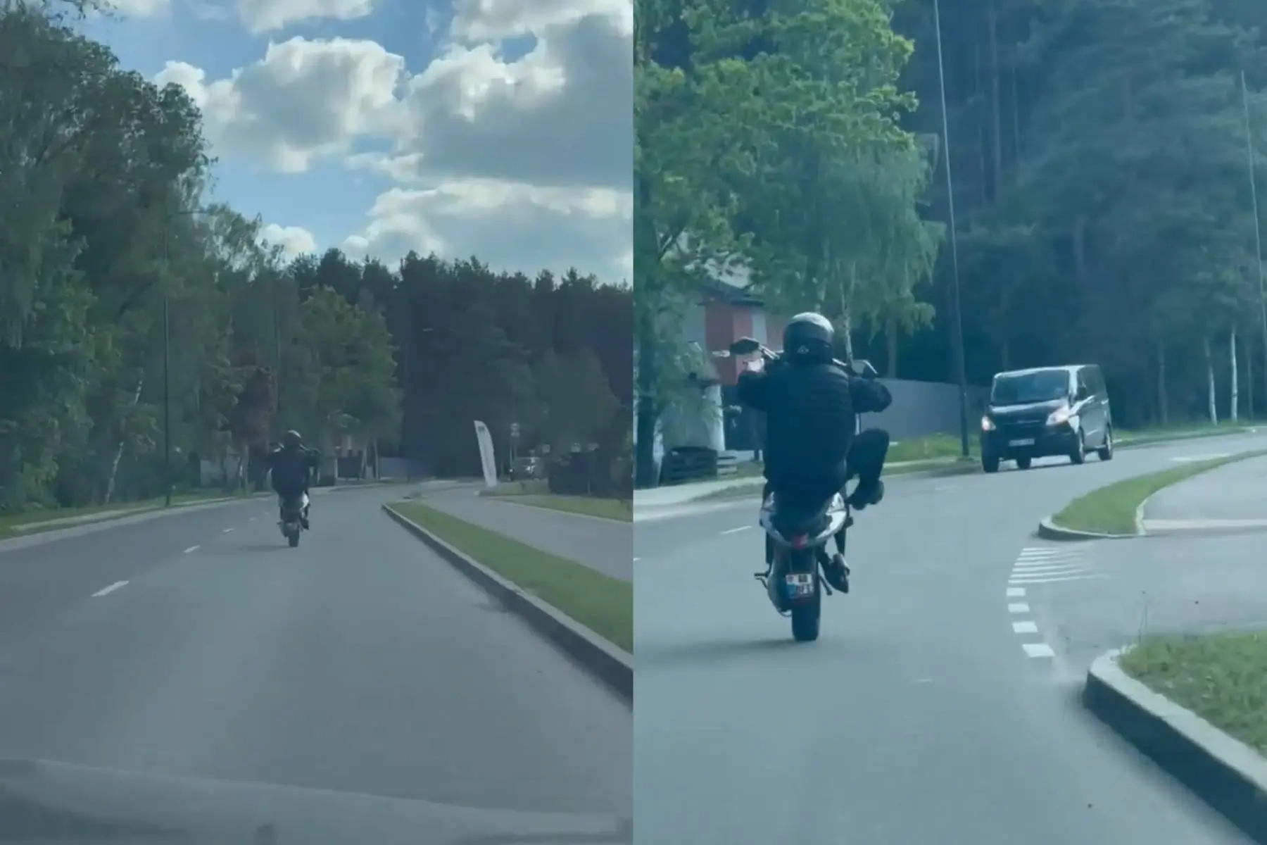Motorolerio vairuotojas
