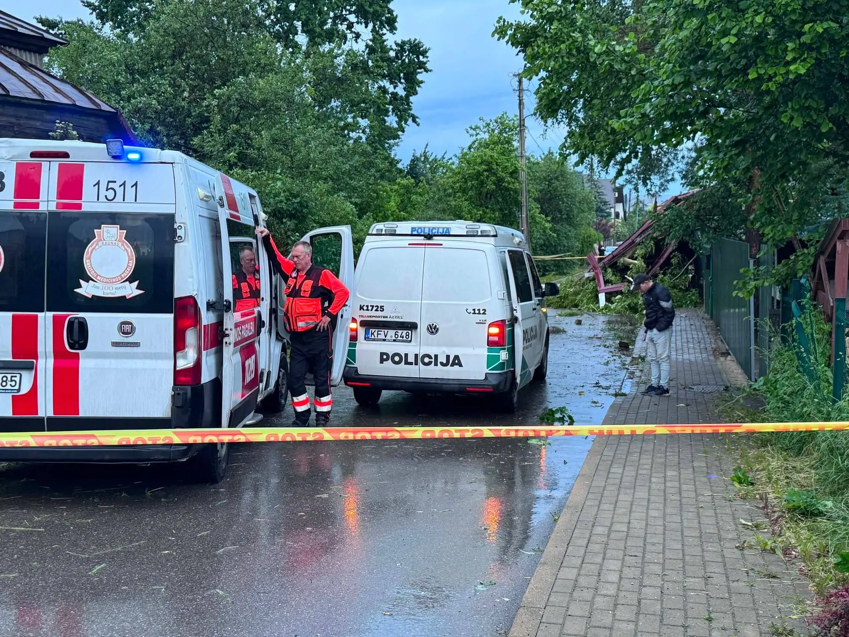 Audros padariniai Aleksote