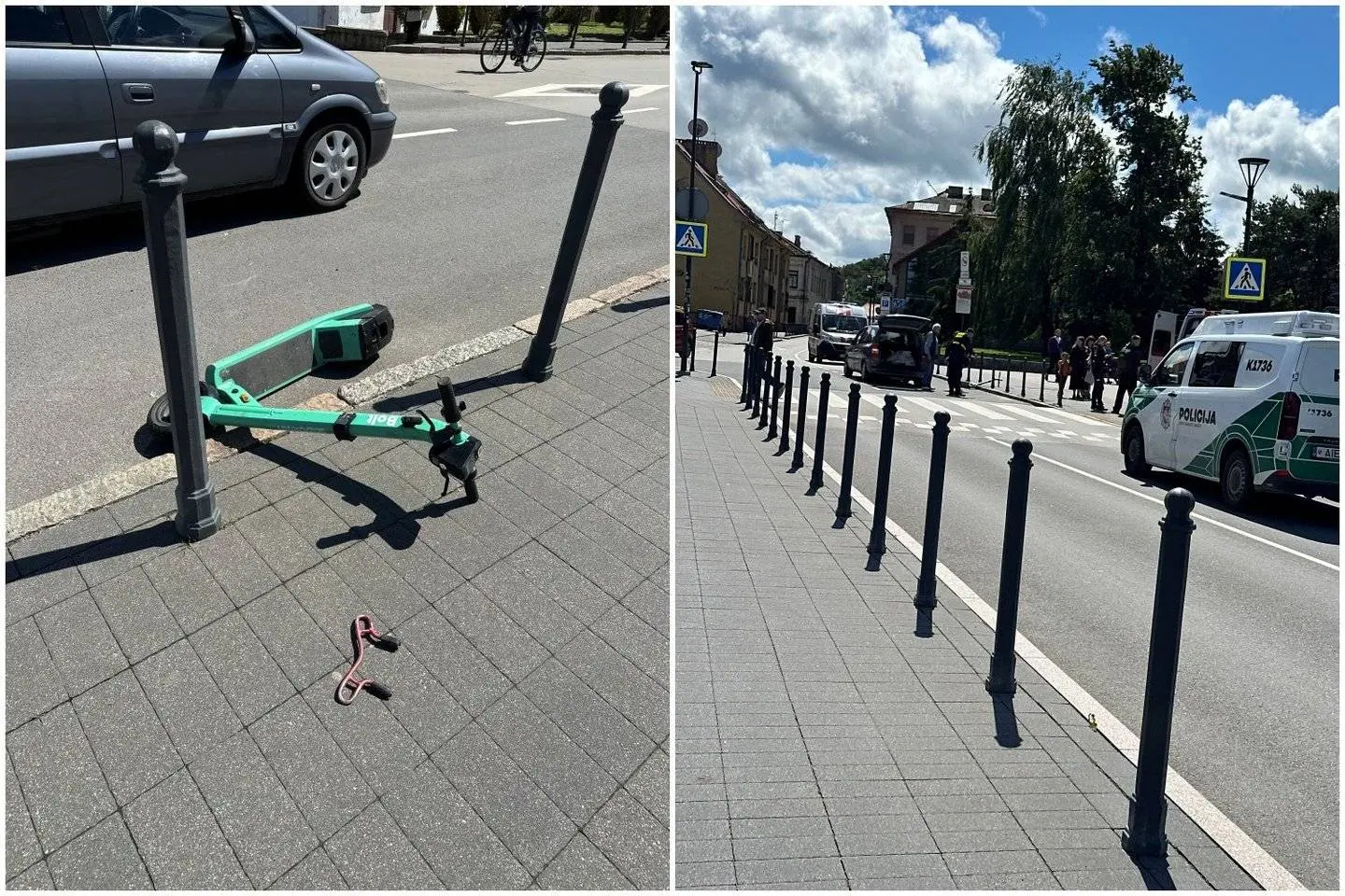 Avarija A. Jakšto gatvėje