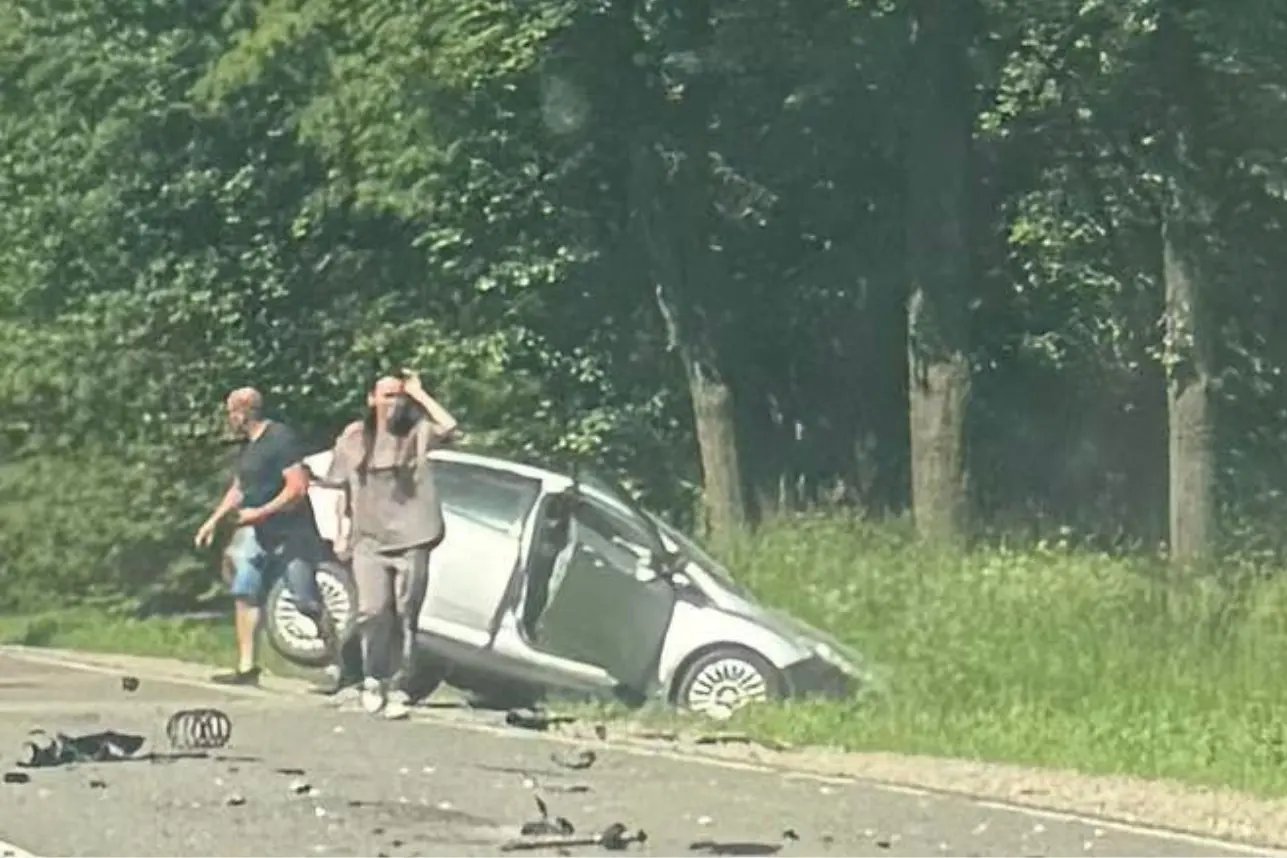 Avarija kelyje Kaunas–Prienai / „Kas vyksta Kaune“ grupės nuotr.