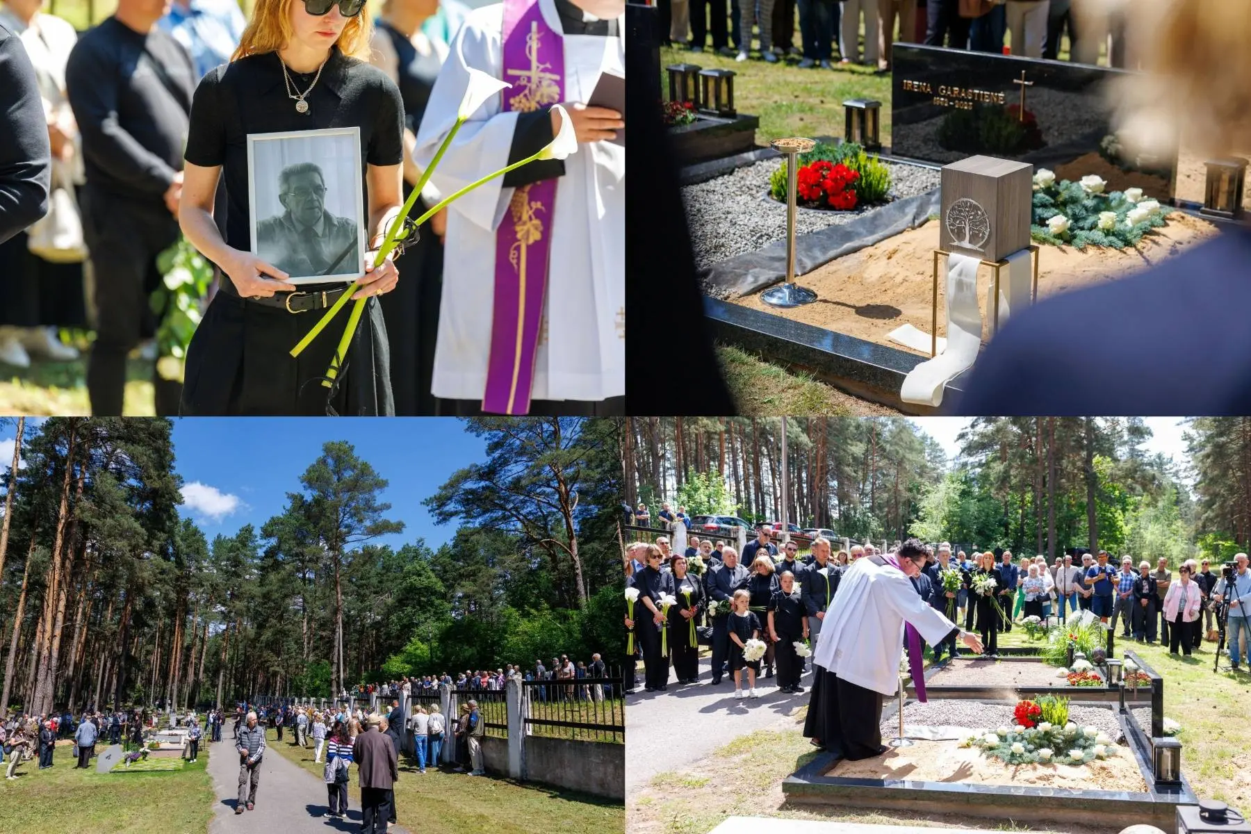 Petrašiūnų kapinėse palaidotas Vladas Garastas / BNS, E. Ovčarenko nuotr.