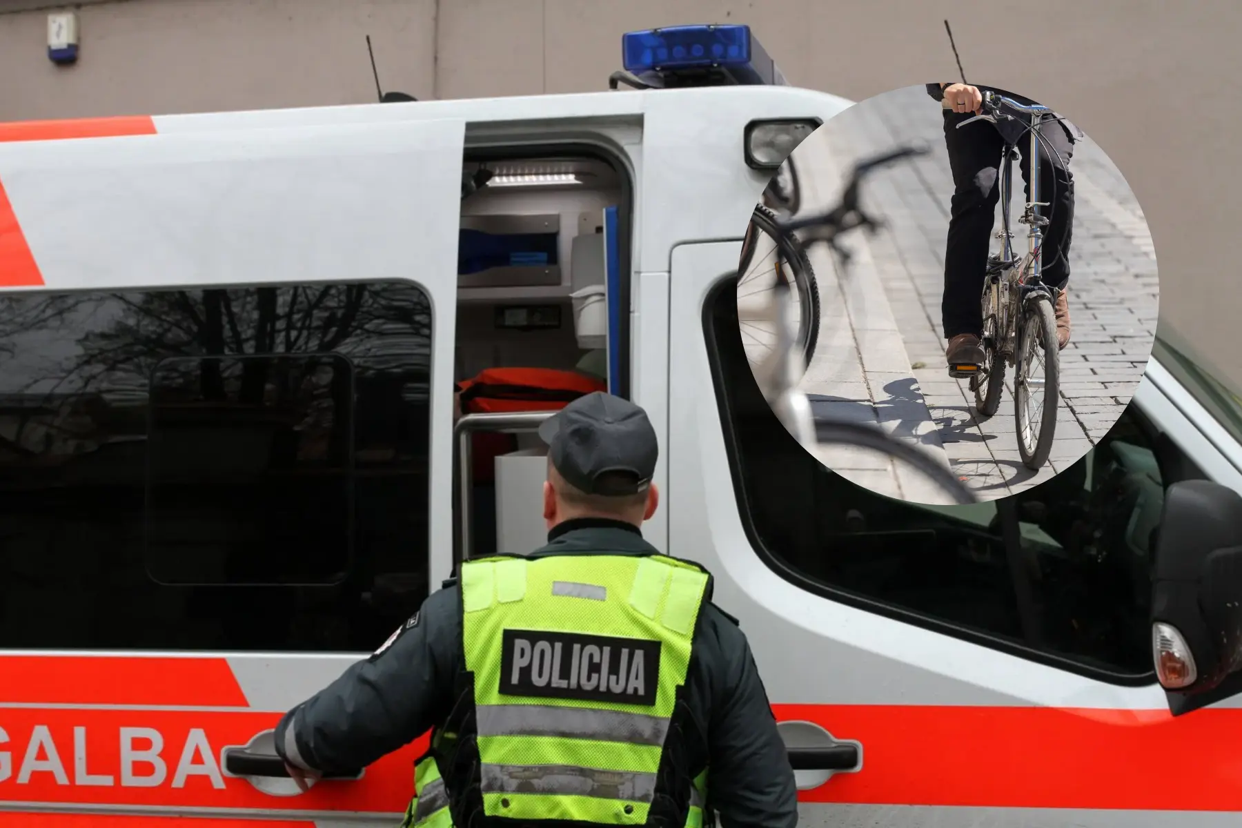 Policija, greitoji, dviratis