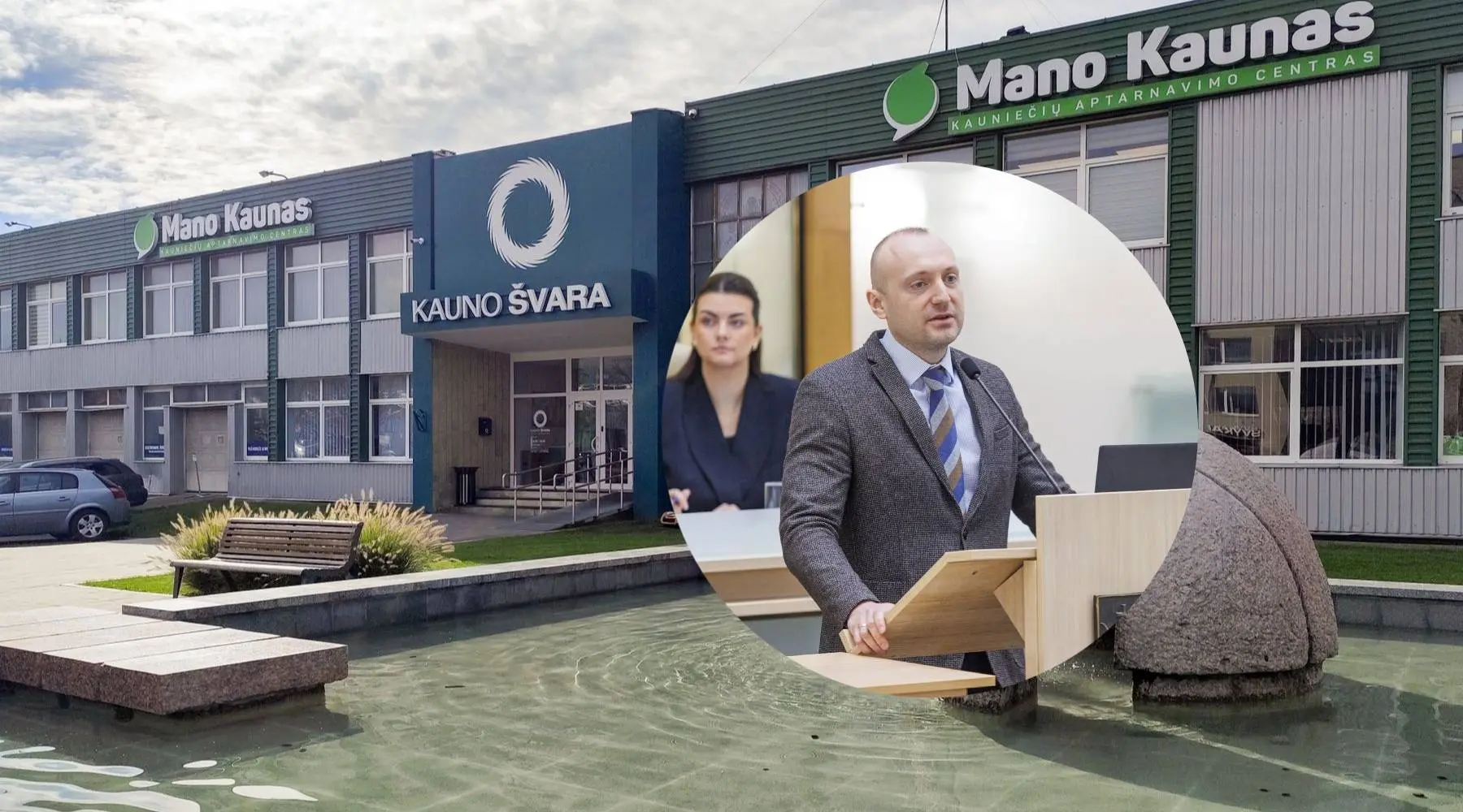 „Kauno švara“, T. Metelionis / „Kas vyksta Kaune“ fotomontažas