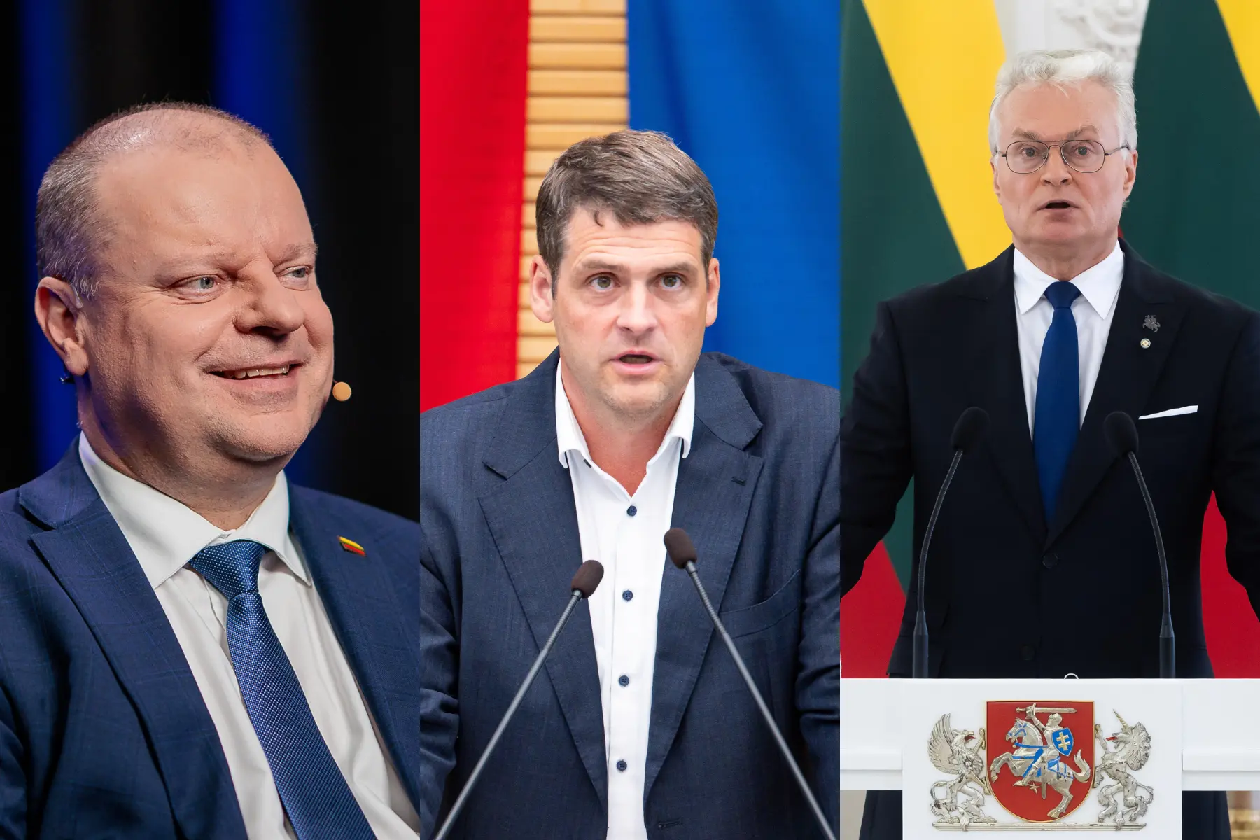 Saulius Skvernelis, Remigijus Žemaitaitis, Gitanas Nausėda