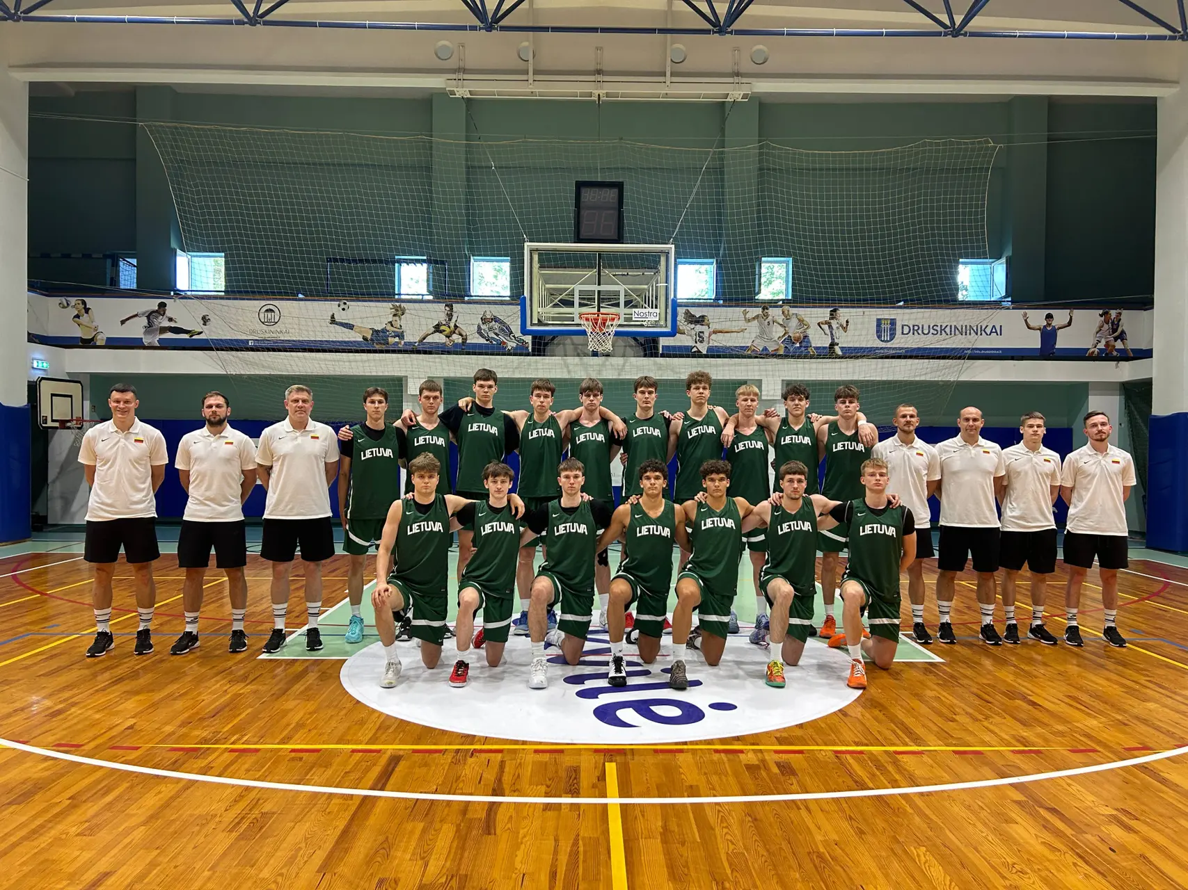 U18 Lietuvos rinktinės kandidatai / Lietuvos krepšinis nuotr.