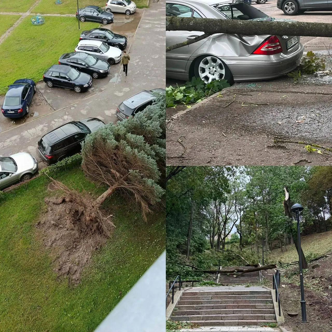 Audros padariniai Kaune / „Kas vyksta Kaune“ montažas