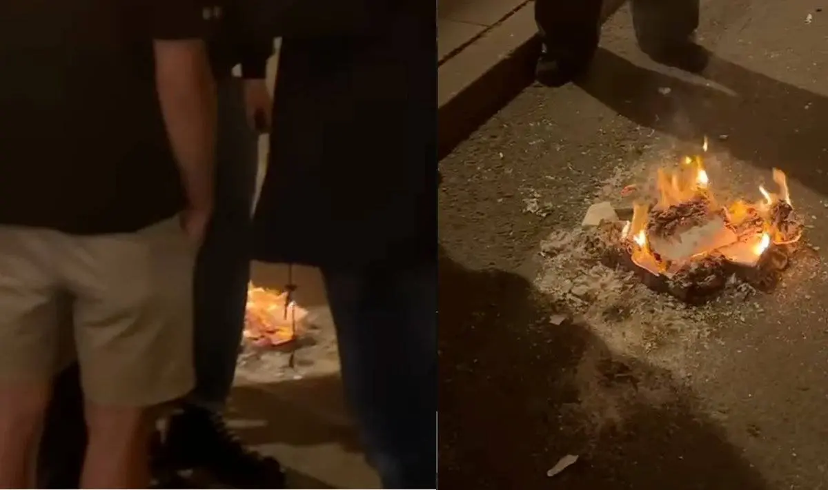 Viešai sudegintas Koranas