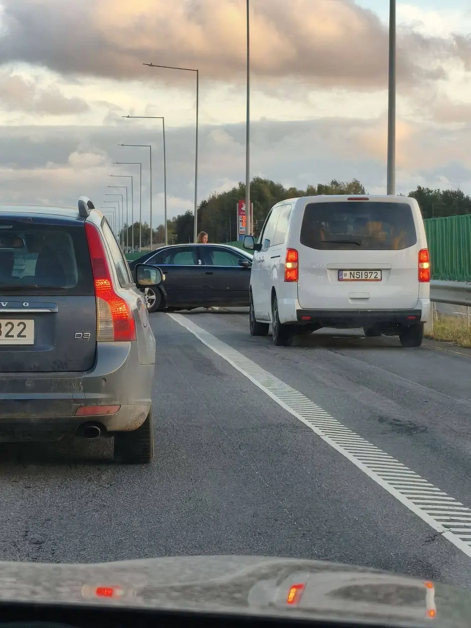 Eismo įvykis/ Kas vyksta Kaune skaitytojo nuotr.