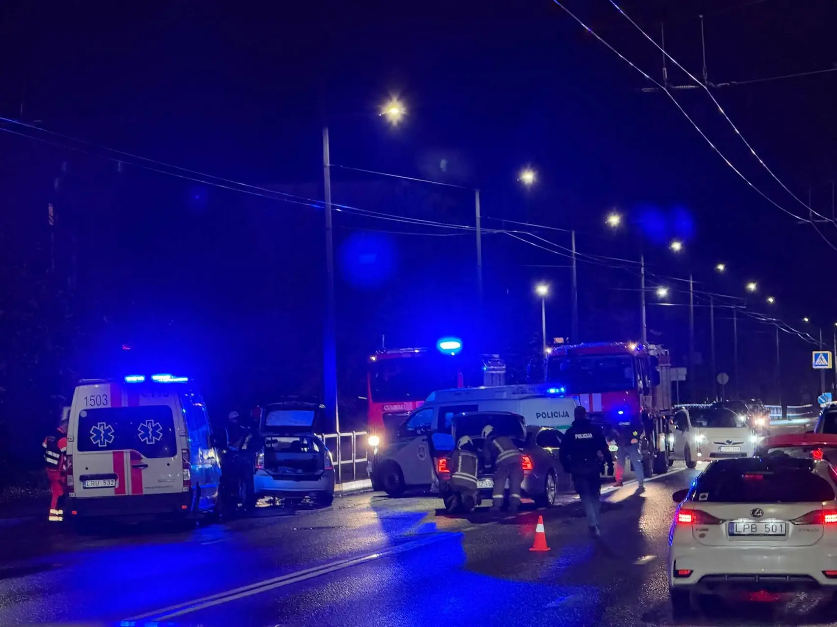 Avarija A. Juozapavičiaus prospekte