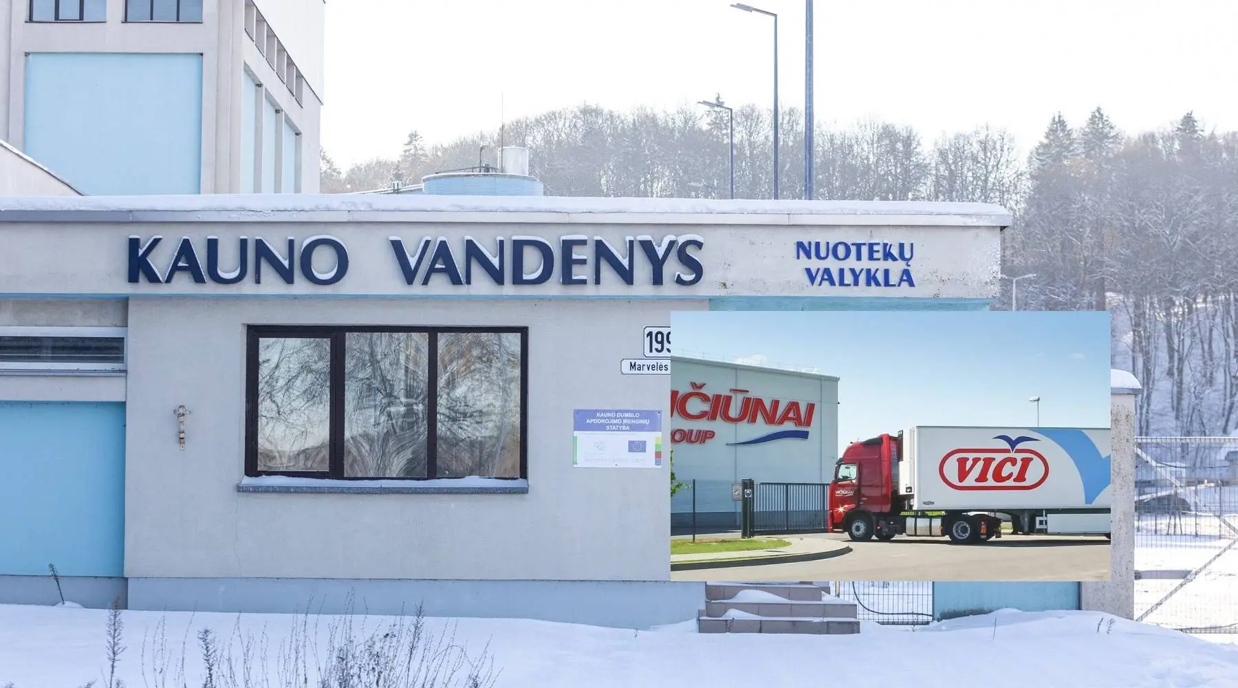 „Kauno vandenys“, „Vičiūnų grupė“ / „Kas vyksta Kaune“ fotomontažas