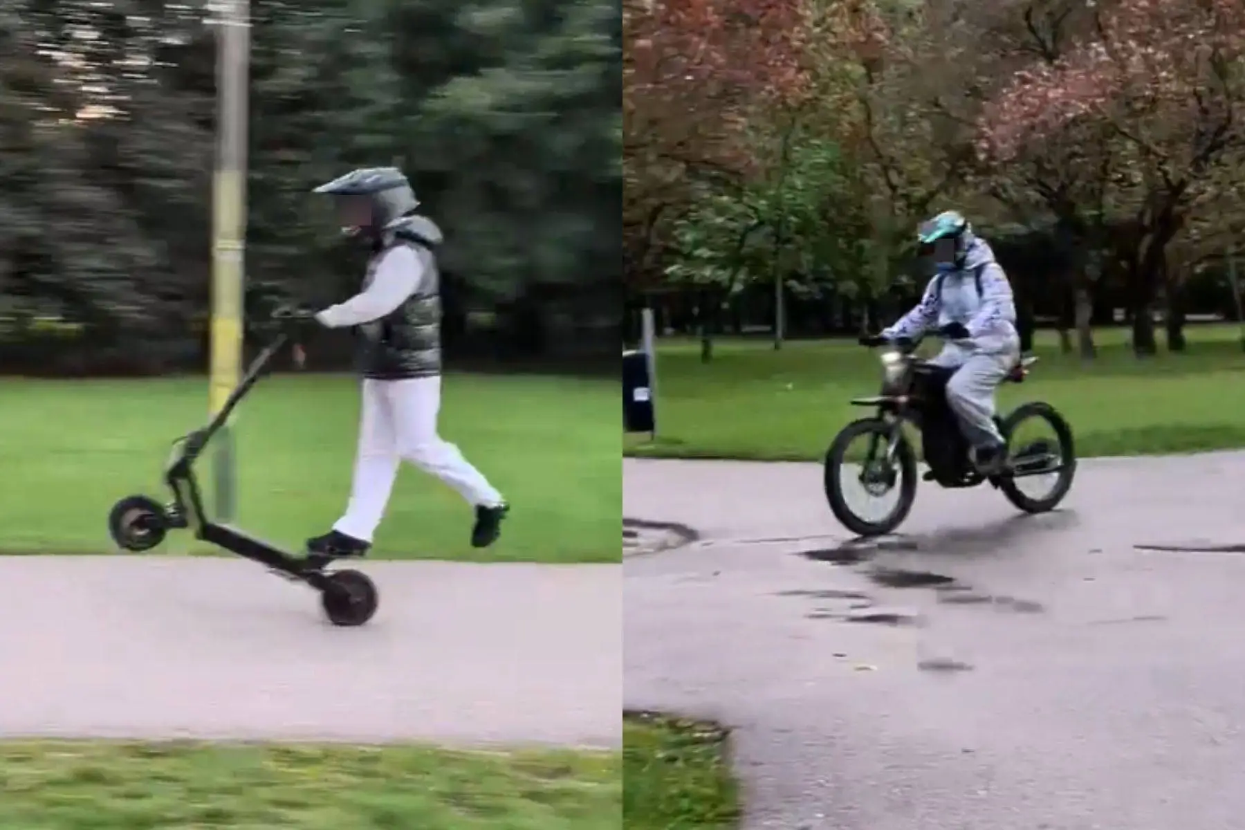 El. mikrojudumo priemonės Kalniečių parke