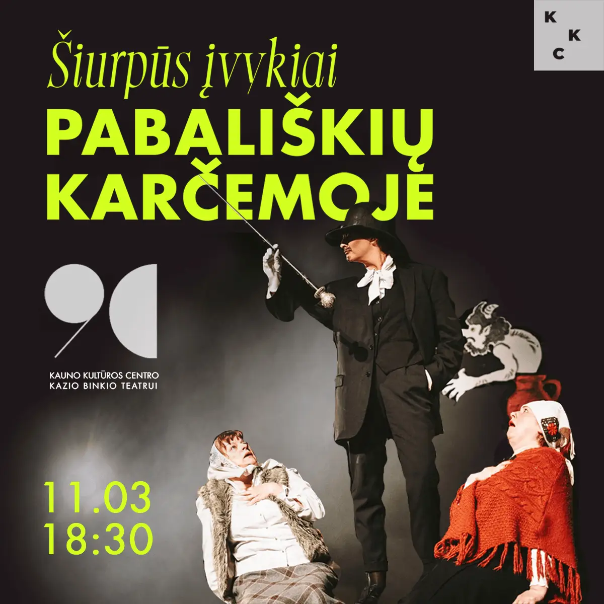 Spektaklis „Šiurpūs įvykiai Pabališkių karčemoje“