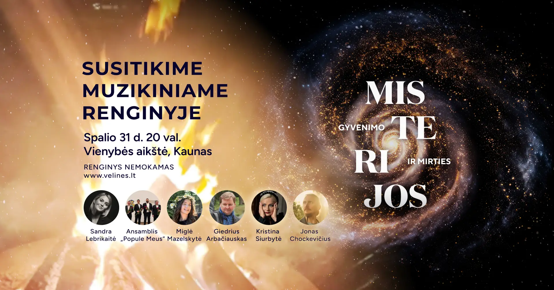 Muzikinis renginys „Gyvenimo ir mirties misterijos“