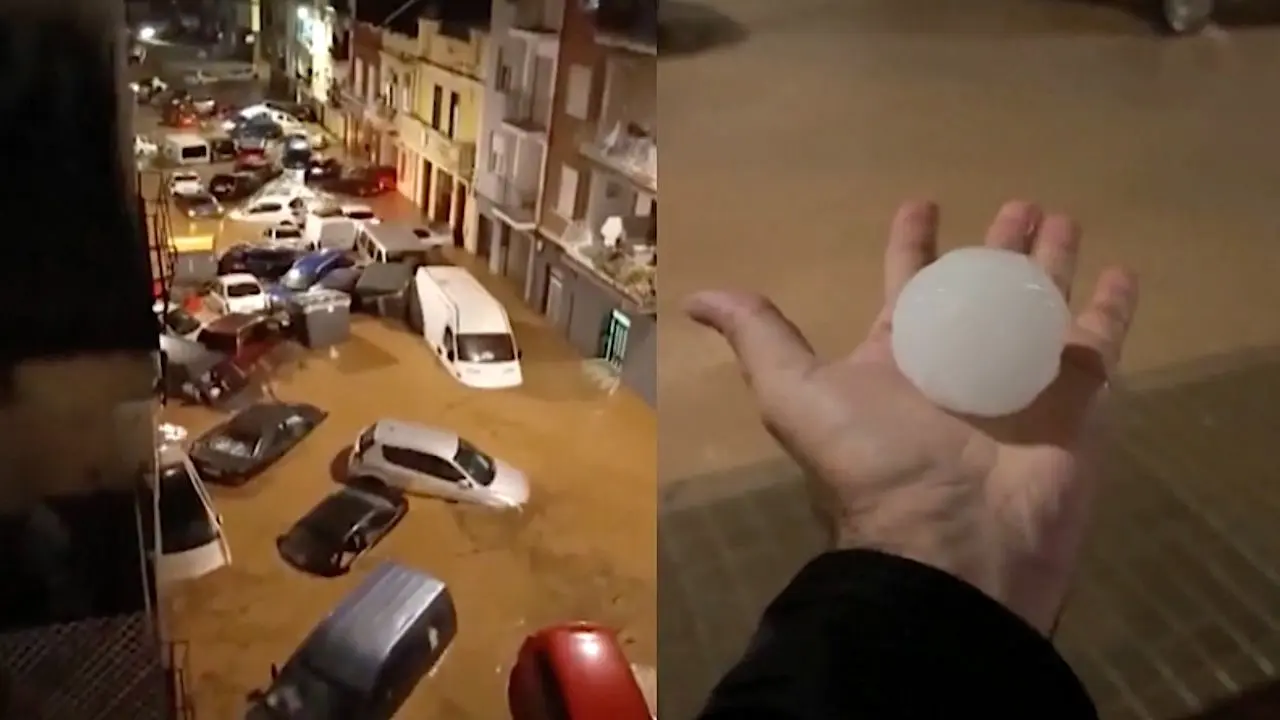 spanje noodweer