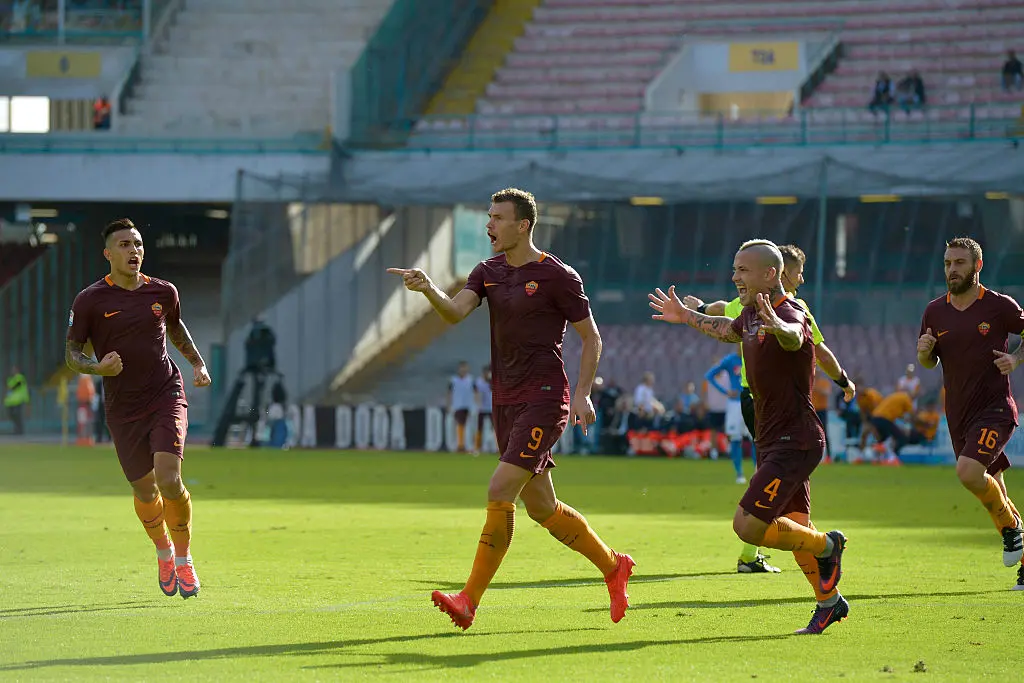 dzeko corre dopo gol