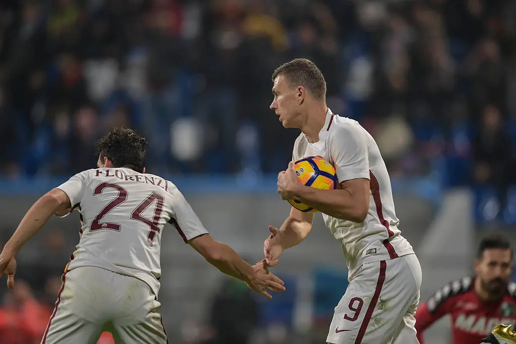 dzeko florenzi con pallone
