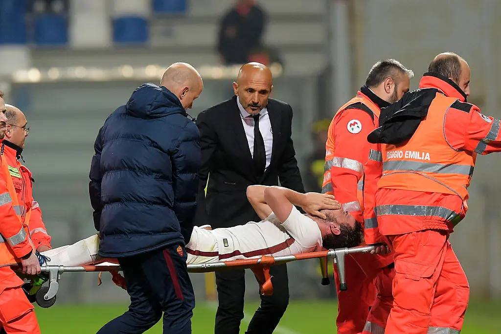 florenzi esce in barella