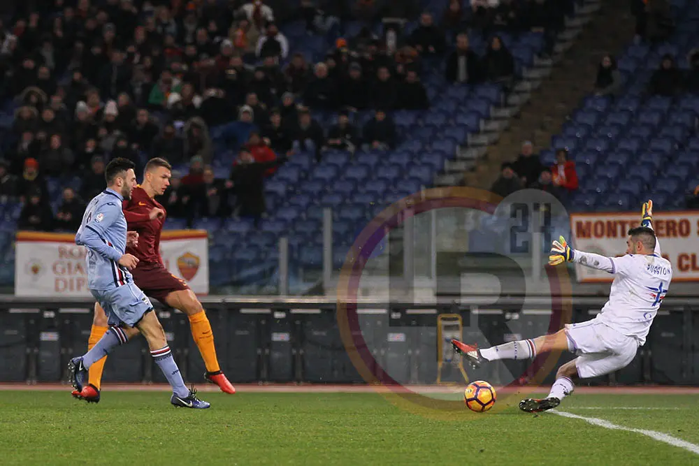 dzeko roma samp