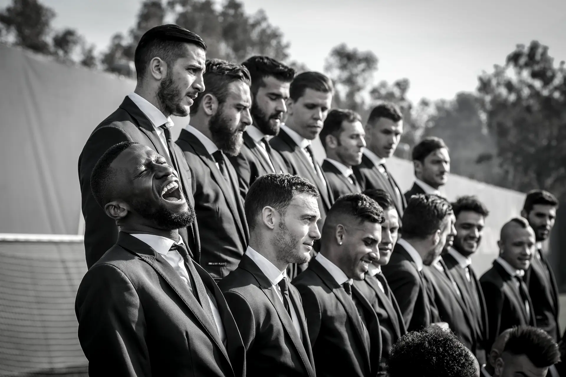 backstage foto bianco nero ufficiale roma
