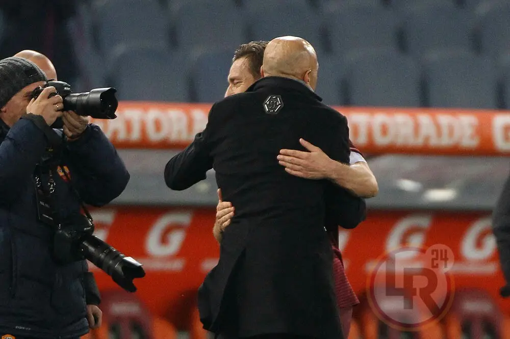 totti spalletti roma cesena