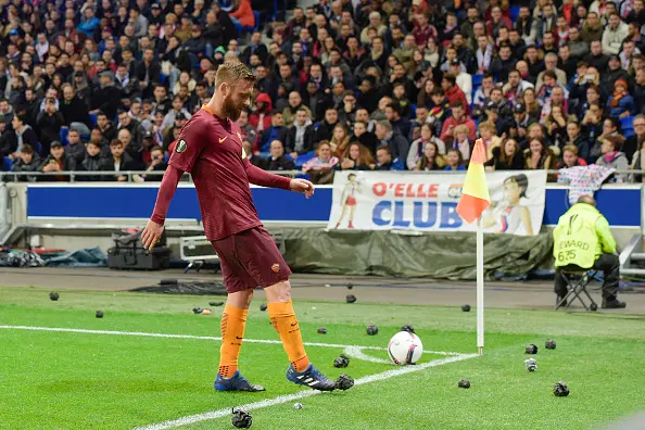 de rossi scalcia palline lione roma