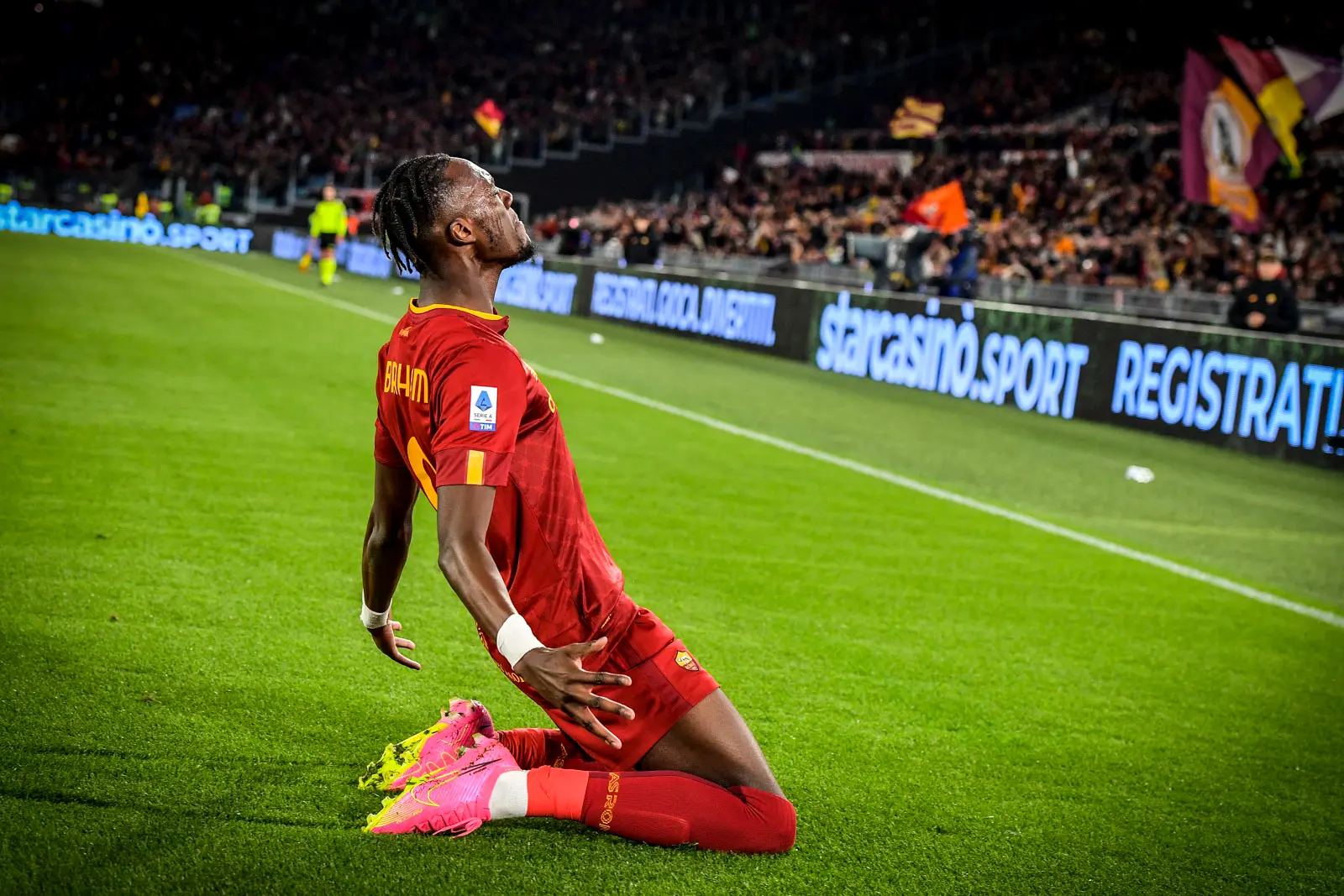 abraham gol roma udinese